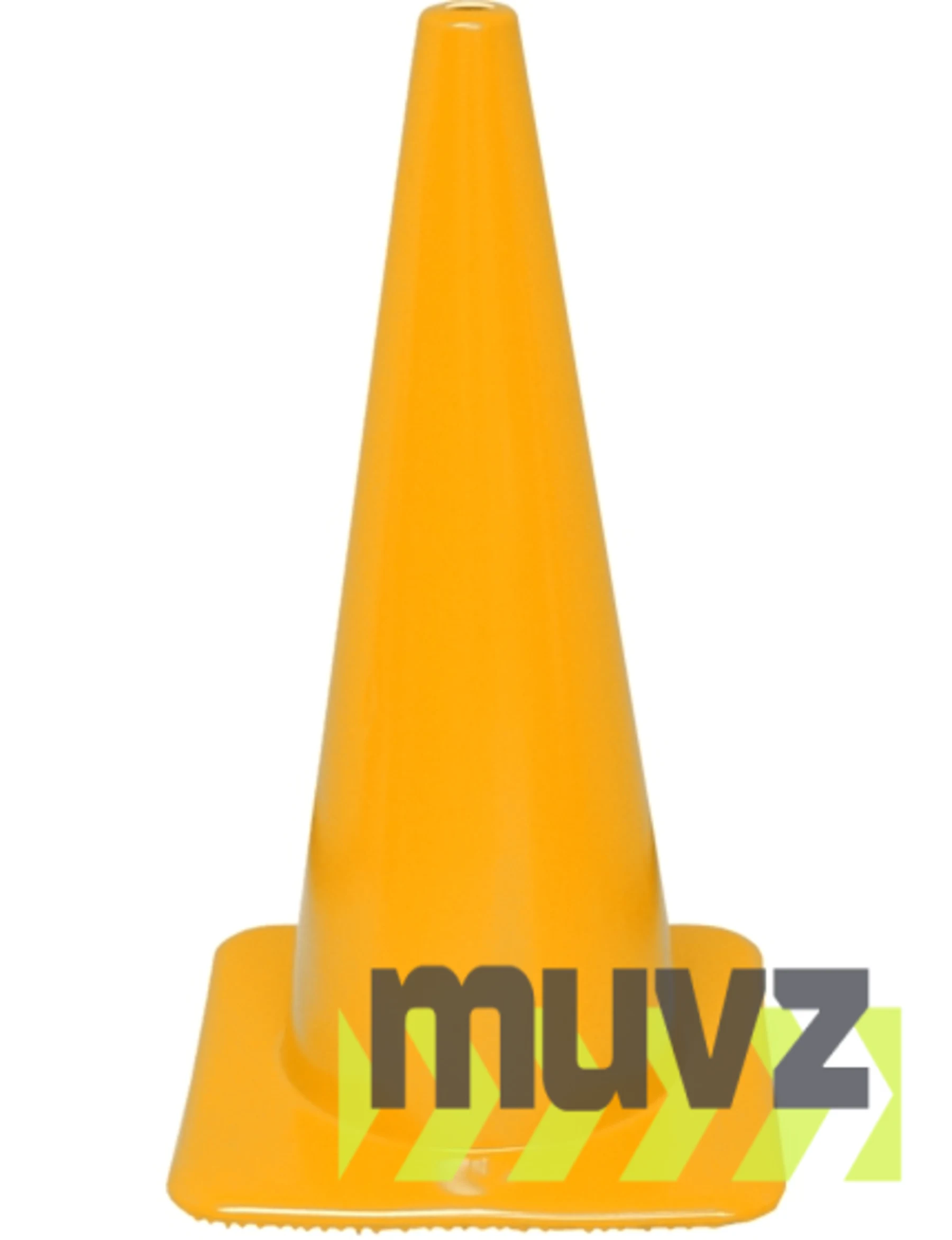 Yellow 28\" 7.0 Lb Flow Molded Traffic Cone