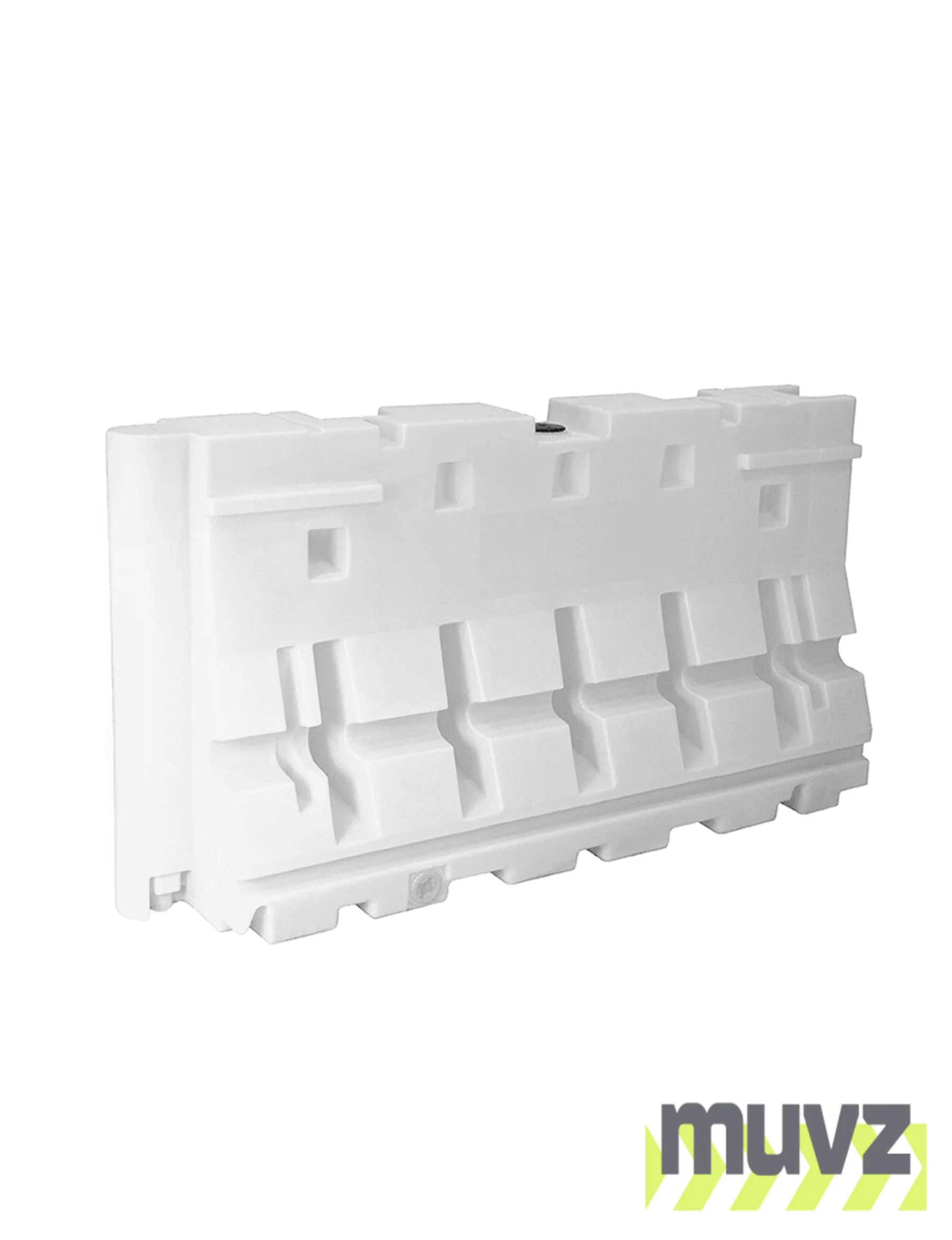 White, 100 Lb. \u0027Lite-Weight\u0027, Jersey Style Barricade