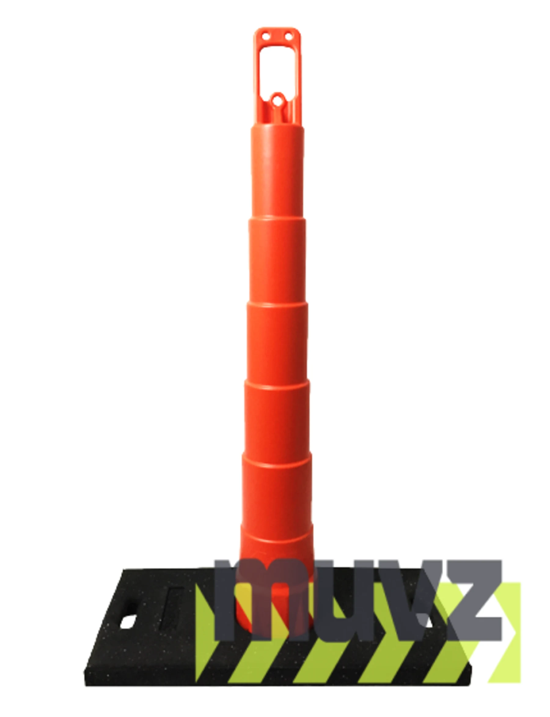 42\" Channelizer Cone with 30 Lb. Recycled Rubber Base