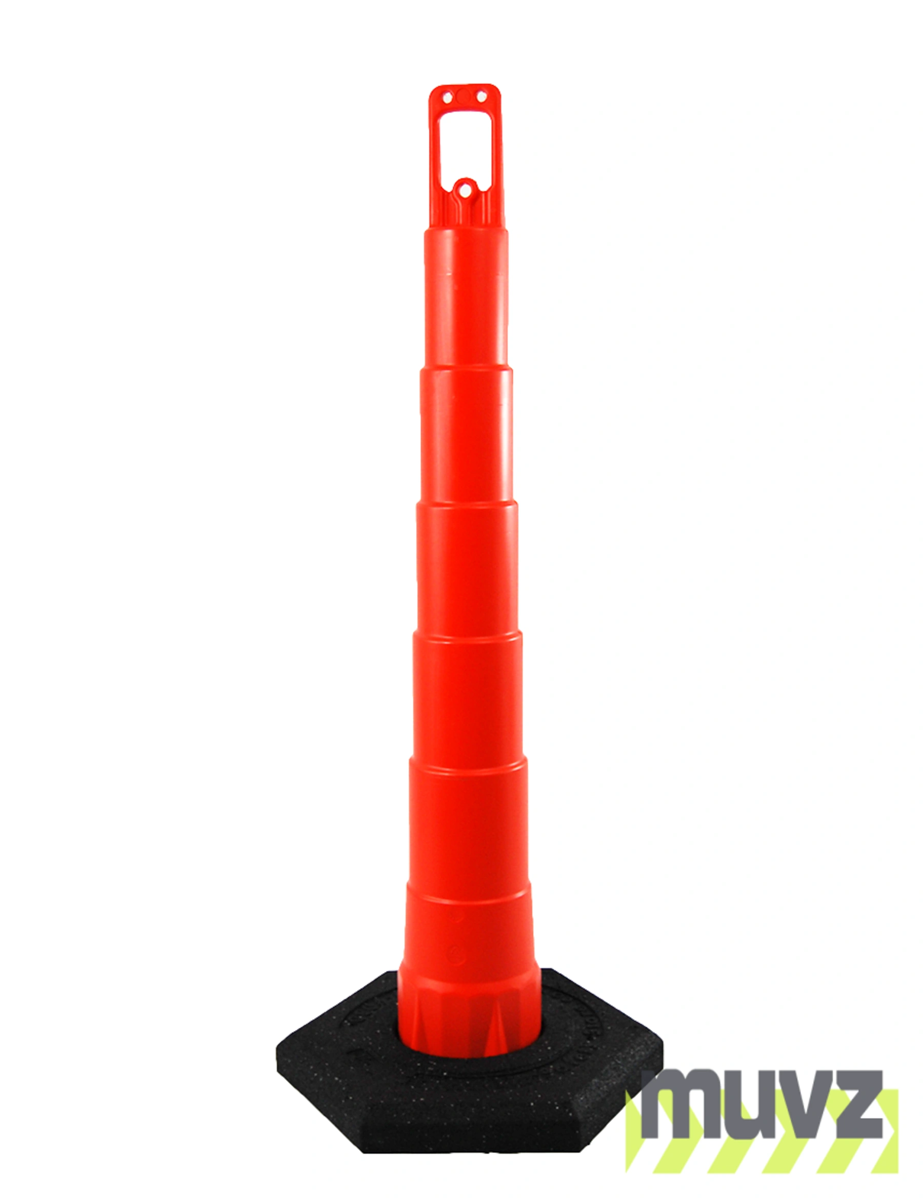 42\" Channelizer Cone with 16 Lb. Recycled Rubber Base