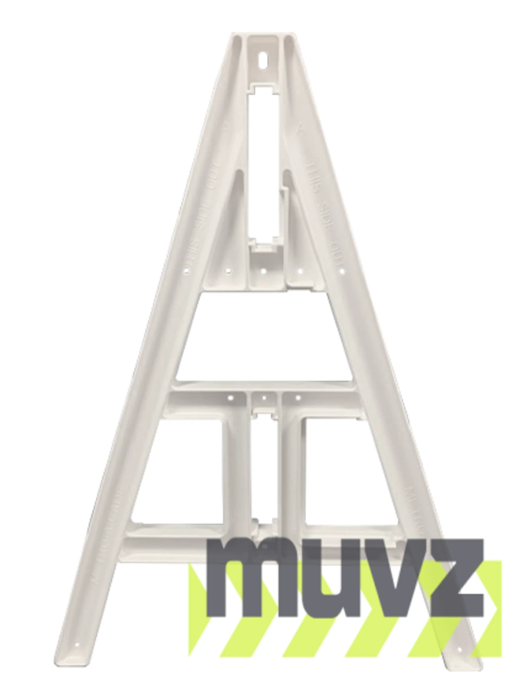 44\" Tall, Economy A-Frame Rail Holder