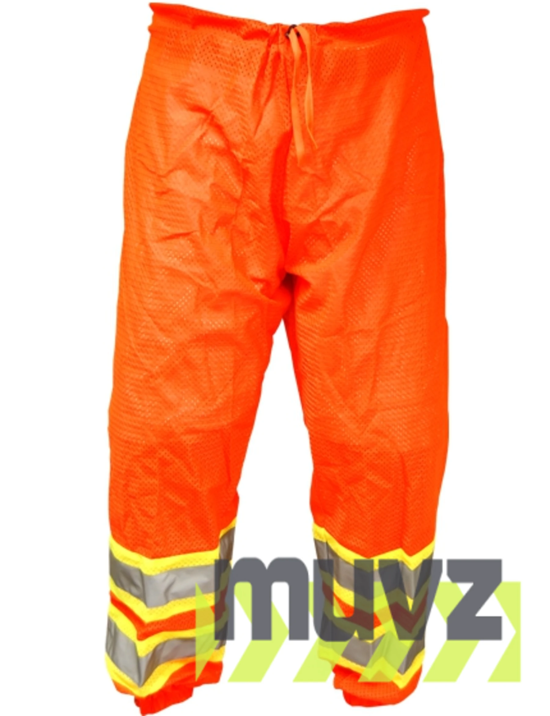 ORANGE Standard, Ultra-Cool 100% Polyester, Class E Pants w/ 8\" Zipper Leg, L-XL