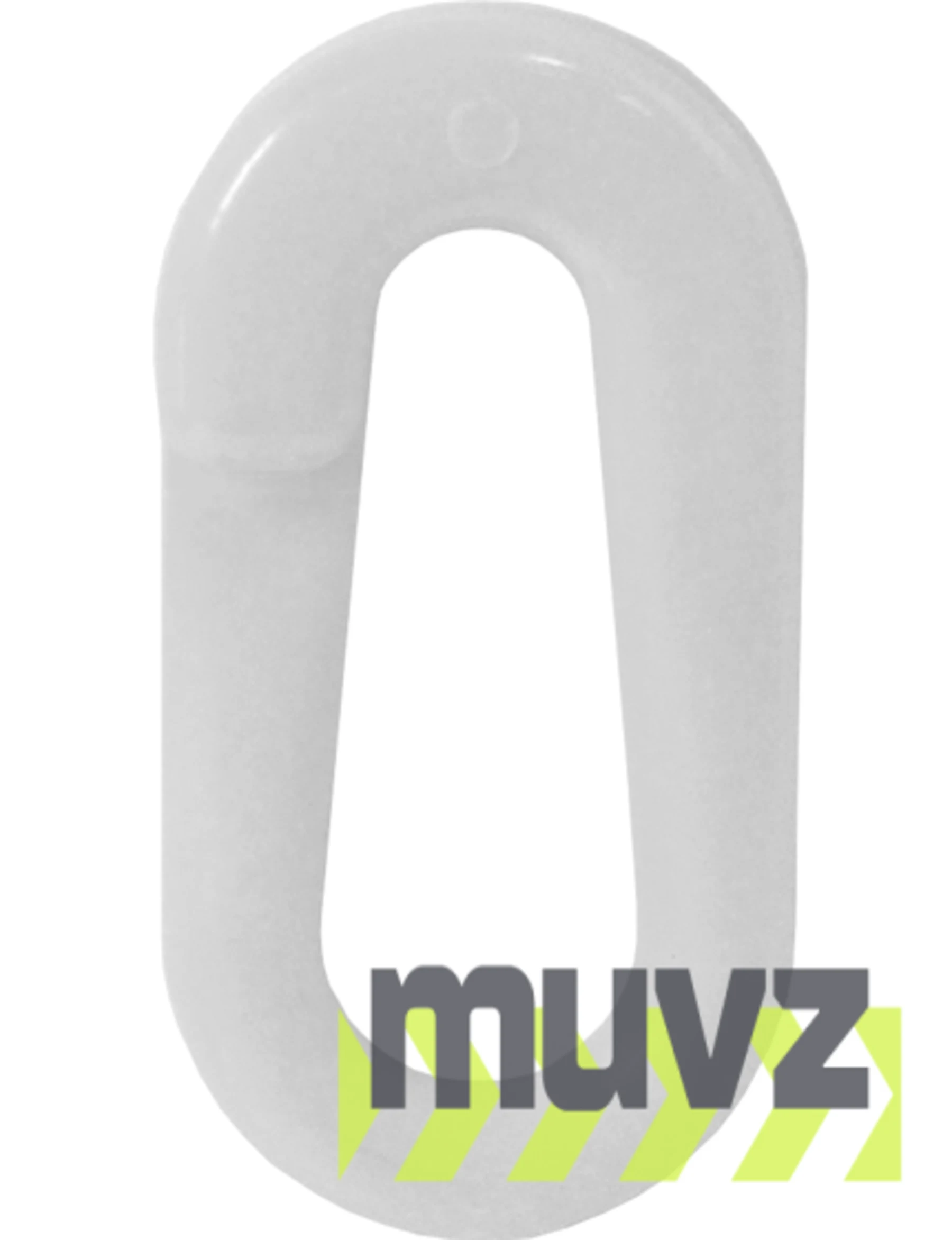 2\" White Connecting Link for Plastic Chain