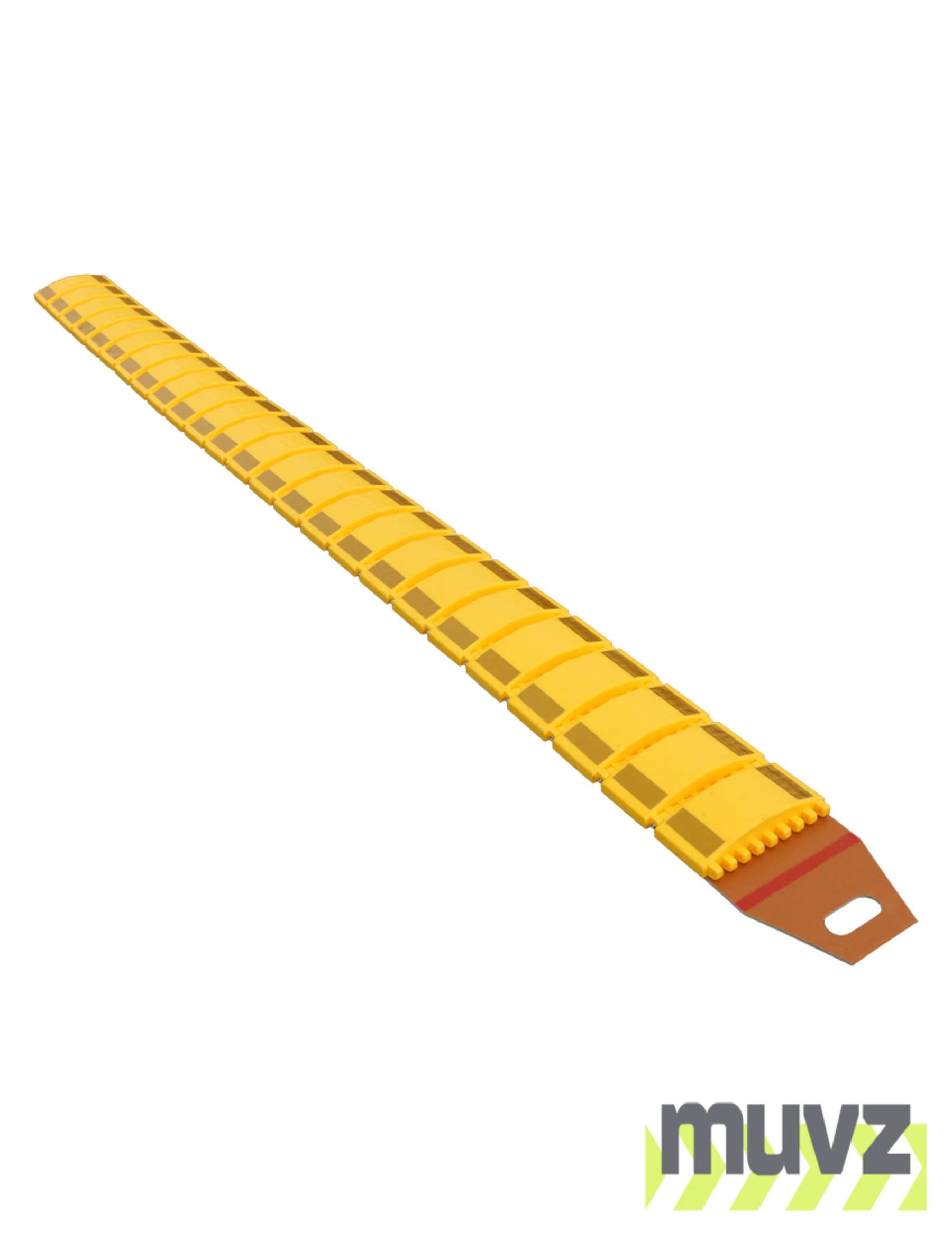 9\u0027 6\" Portable Yellow Speed Bump with Yellow Reflectors \u0026 Carrying Case