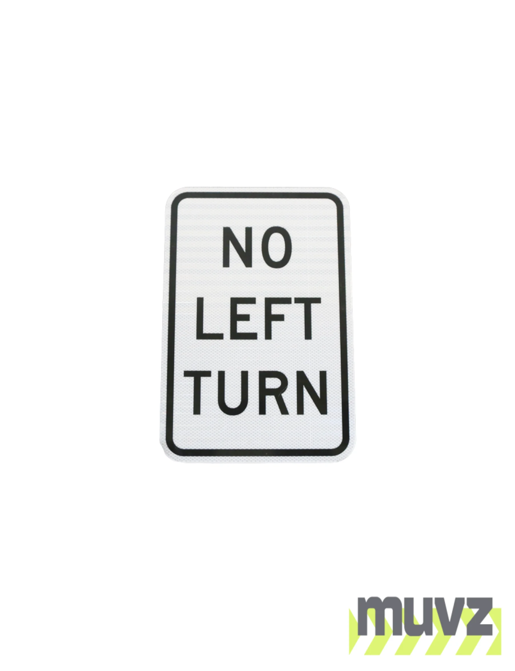 No Left Turn Signs