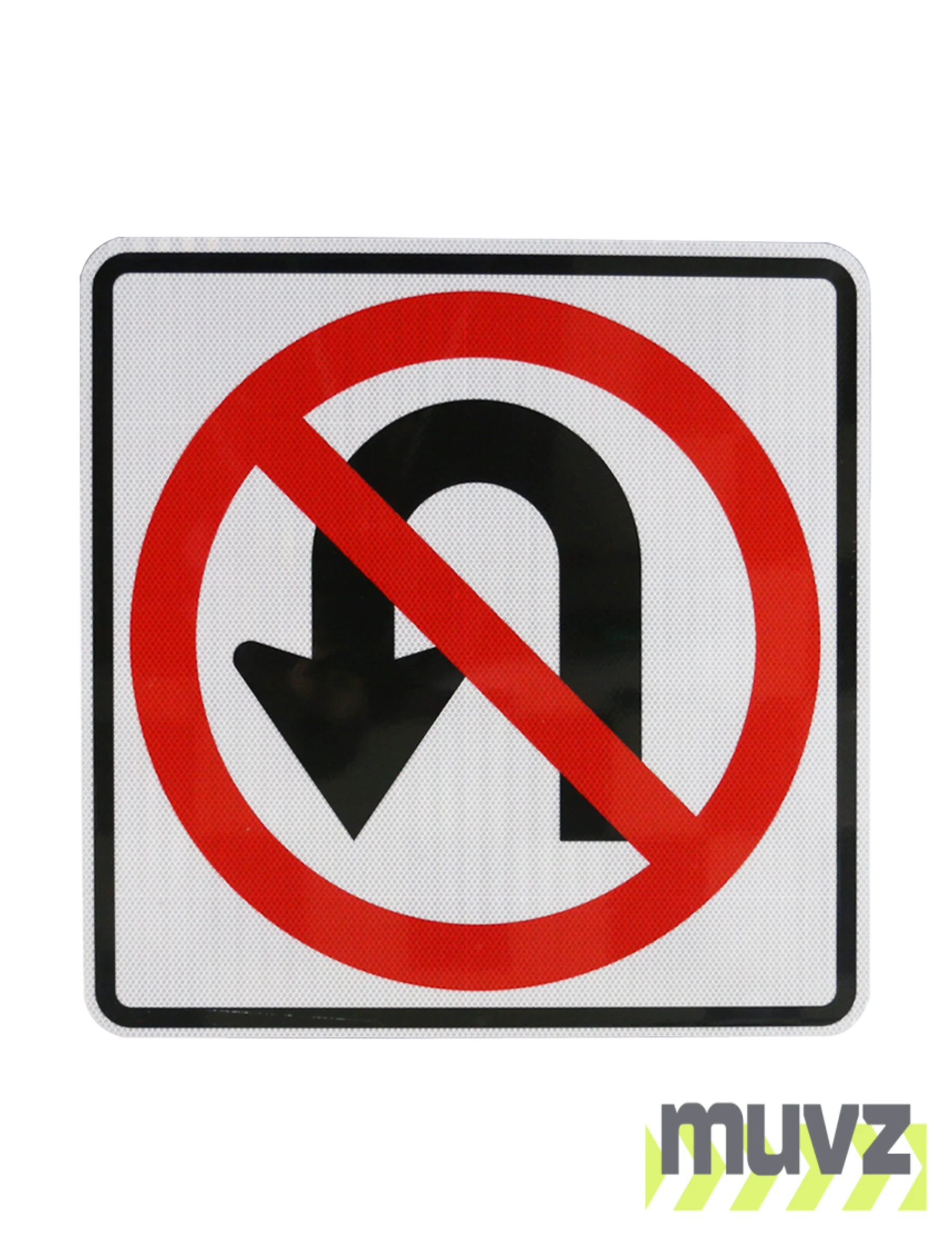 No U-Turn Symbol Signs