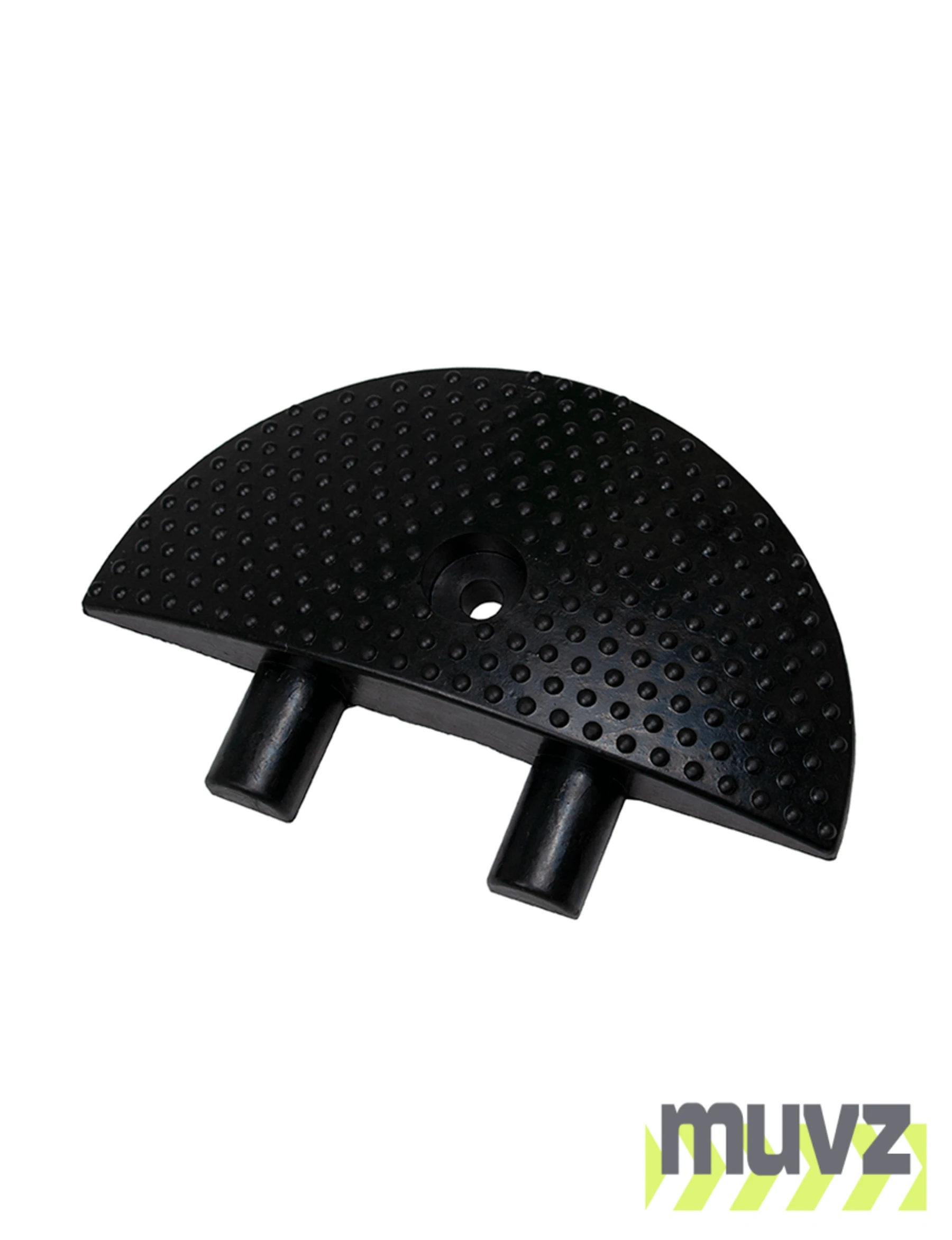 6\" End Cap for Economy Rubber Speed Bump w/One (1) Lag \u0026 Anchor