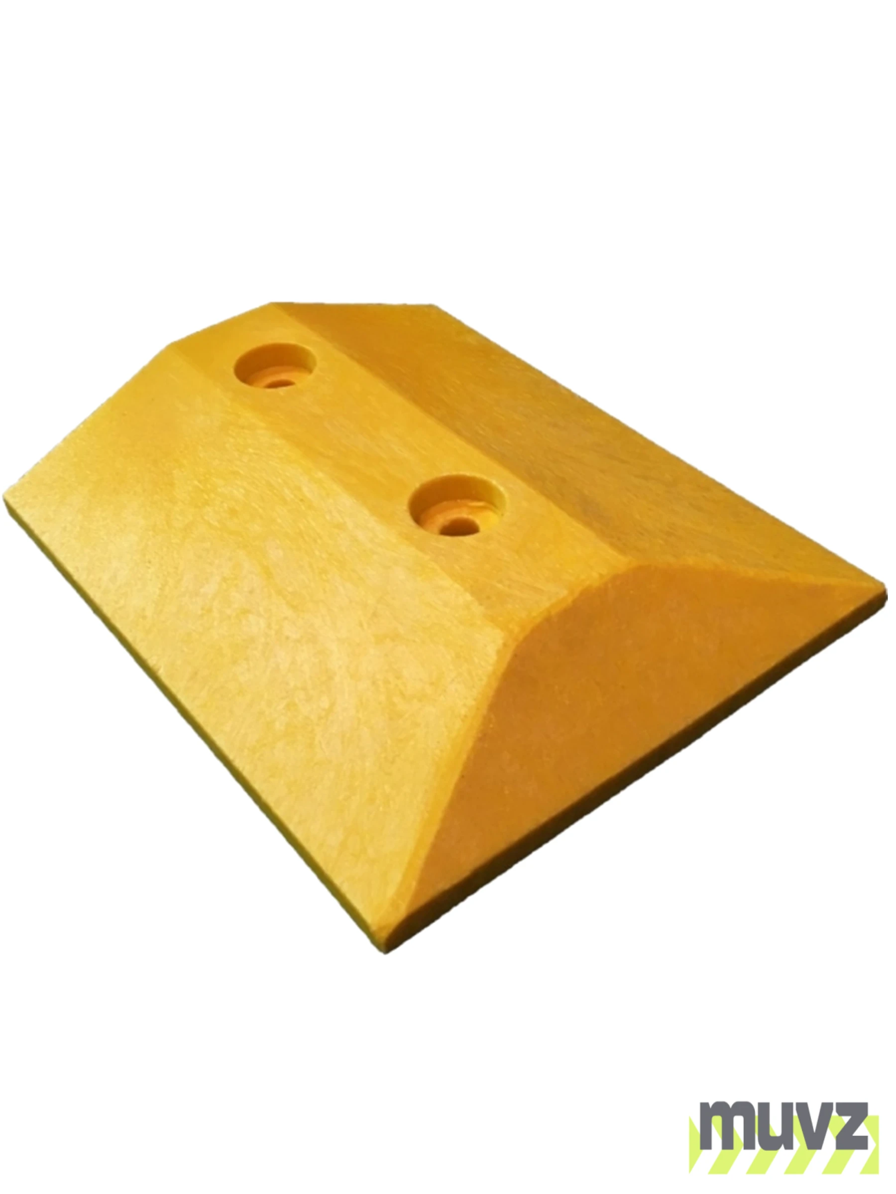 12\" End Cap Kit (2 End Caps) \u0026 four (4) 14\" Rebar Spikes for Recycled Plastic Speed Bumps