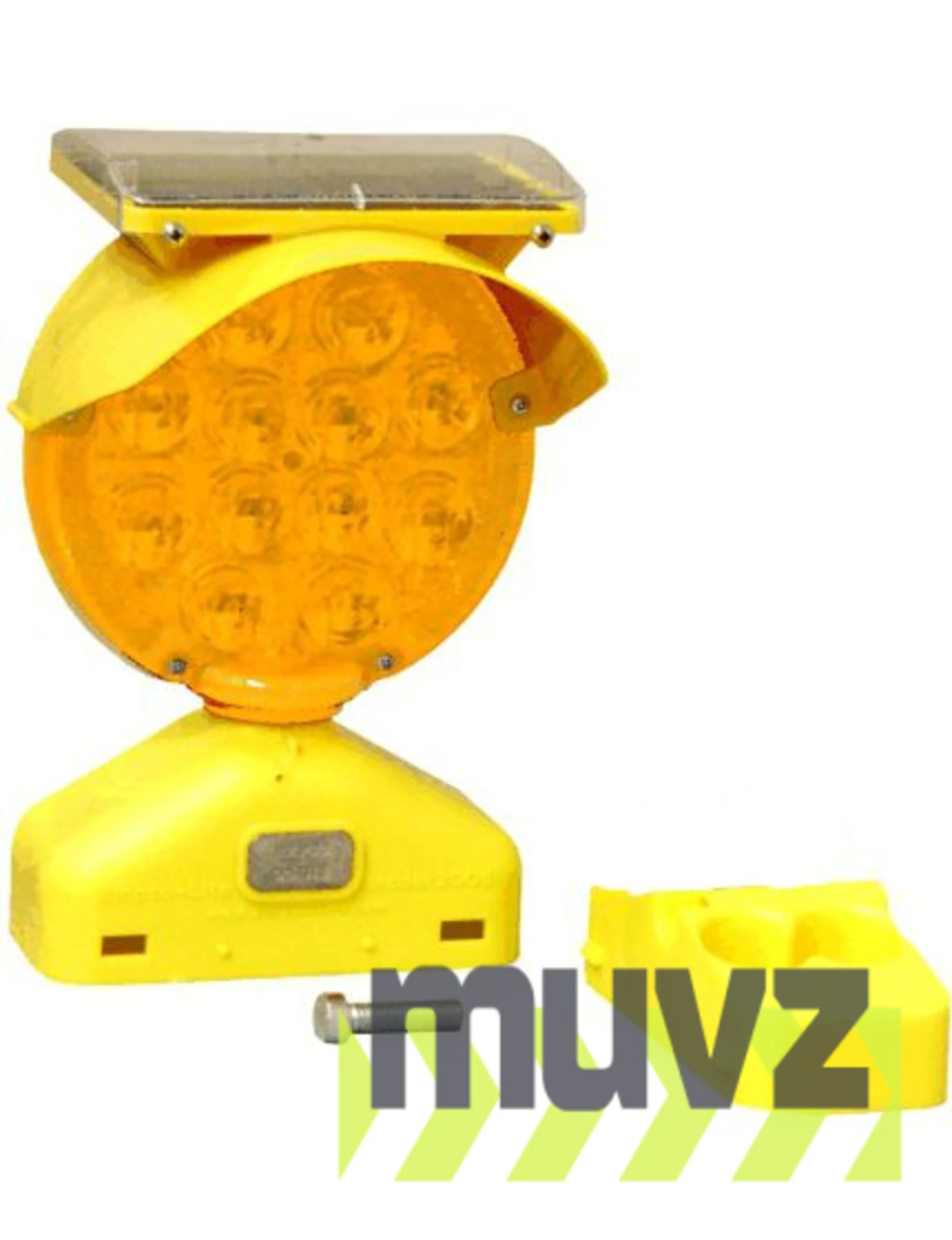 Economy Solar Assist Type B Flasher, Yellow