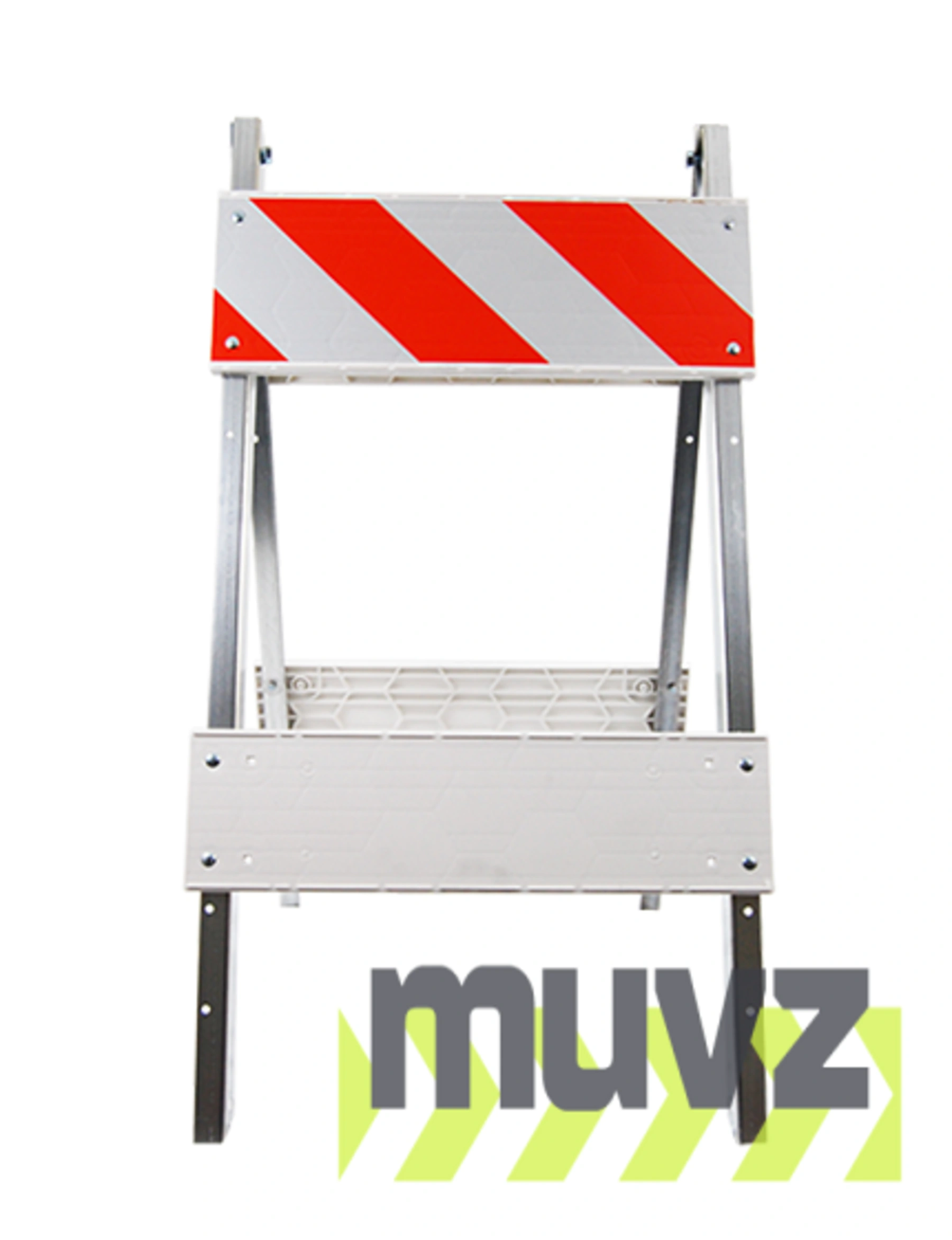 Economy+ Type I Barricade with Steel Legs, Plastic Panels \u0026 EG Reflective Sheeting