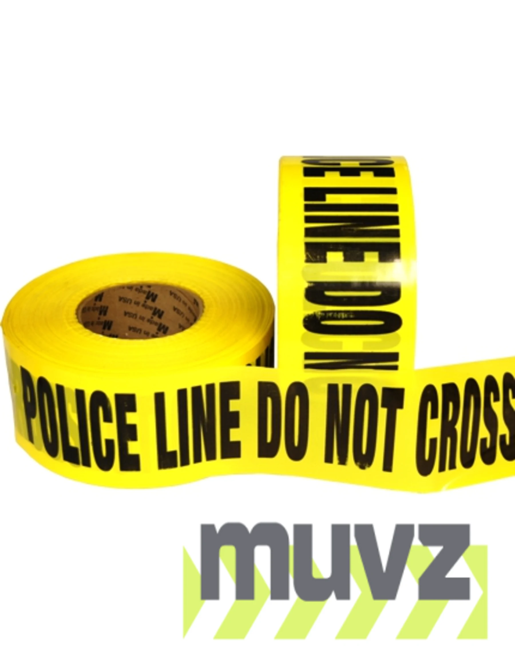 3\" x 1000\u0027 Yellow, Barrier Tape \"POLICE LINE DO NOT CROSS\"