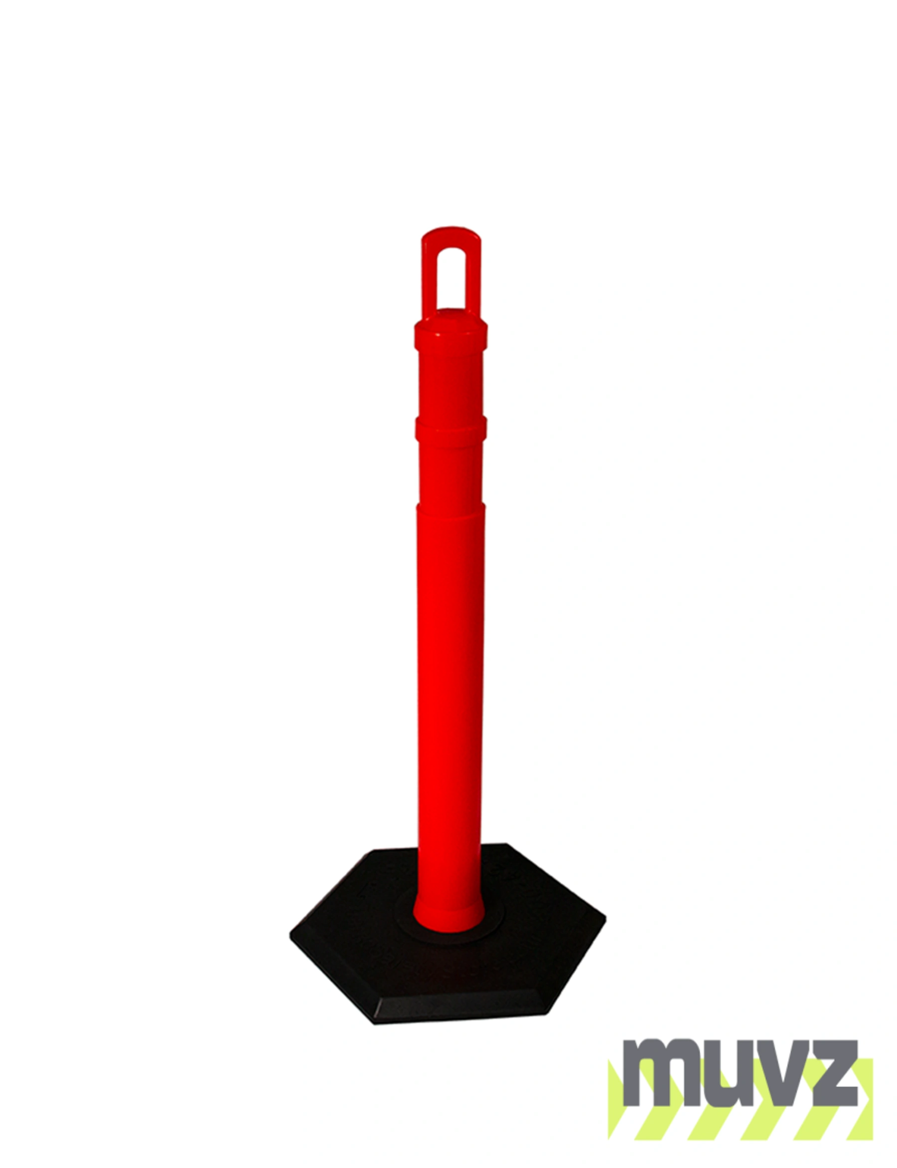 42\" ORANGE \u0027JBC Arch-Top\u0027 Tube with 18lb Base