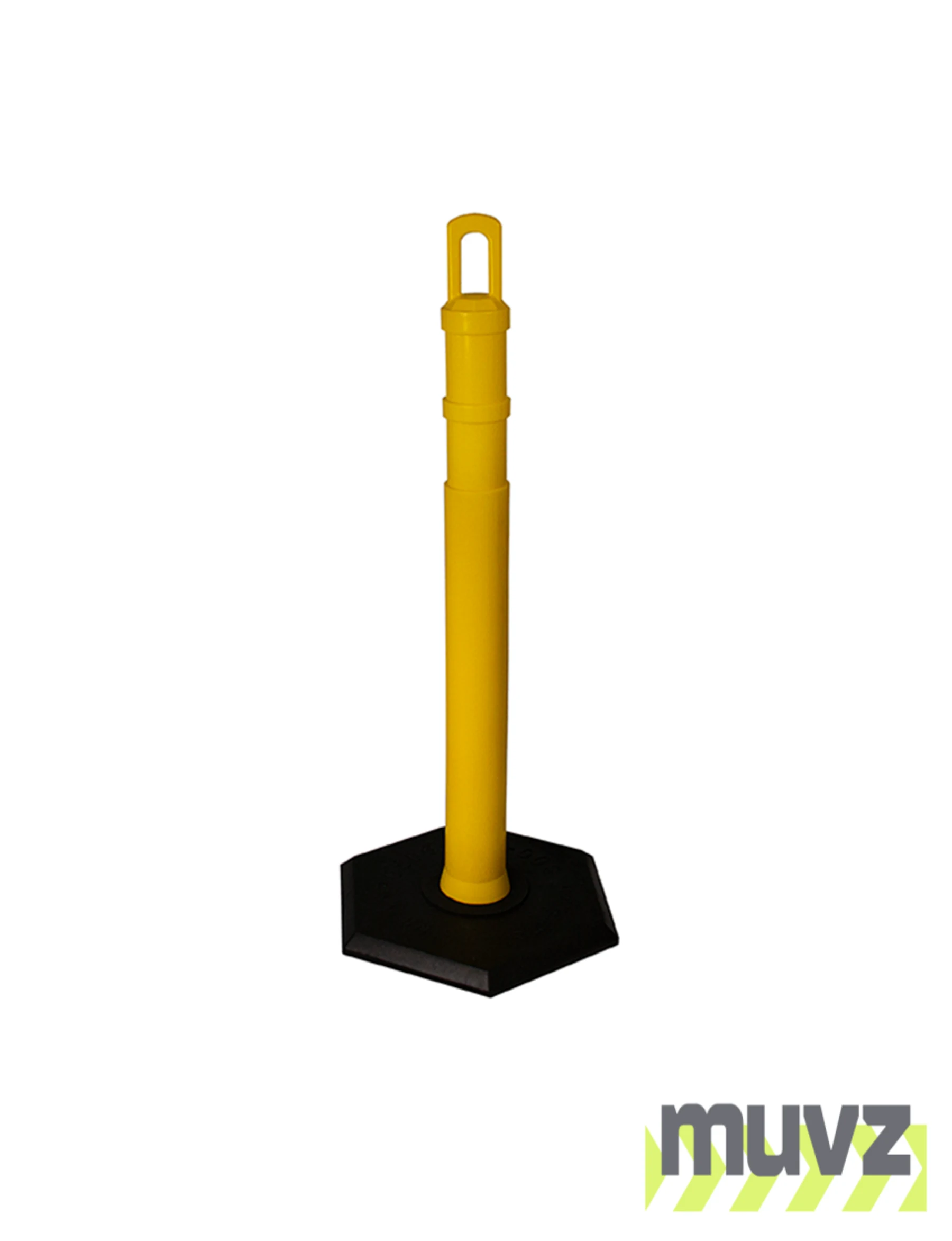42\" YELLOW \u0027JBC Arch-Top\u0027 Tube with 8lb Base