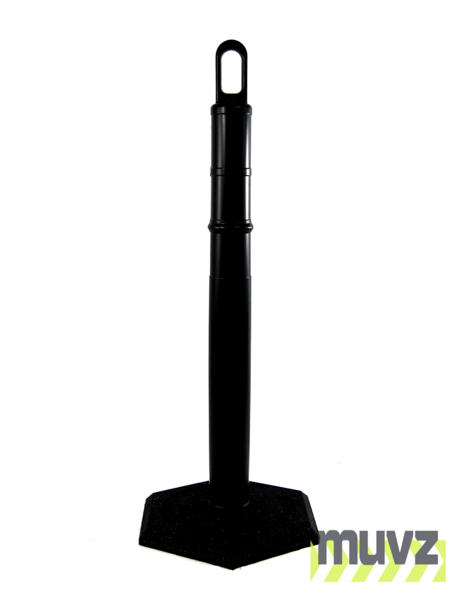 42\" BLACK Looper Tube with 18 Lb. Base