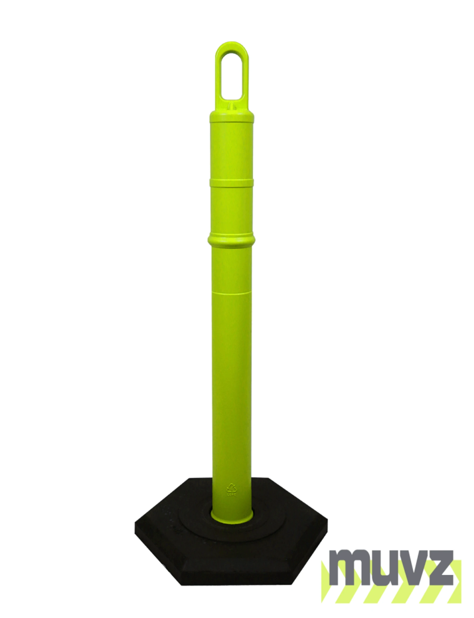 42\" LIME Looper Tube with 12 Lb. Base