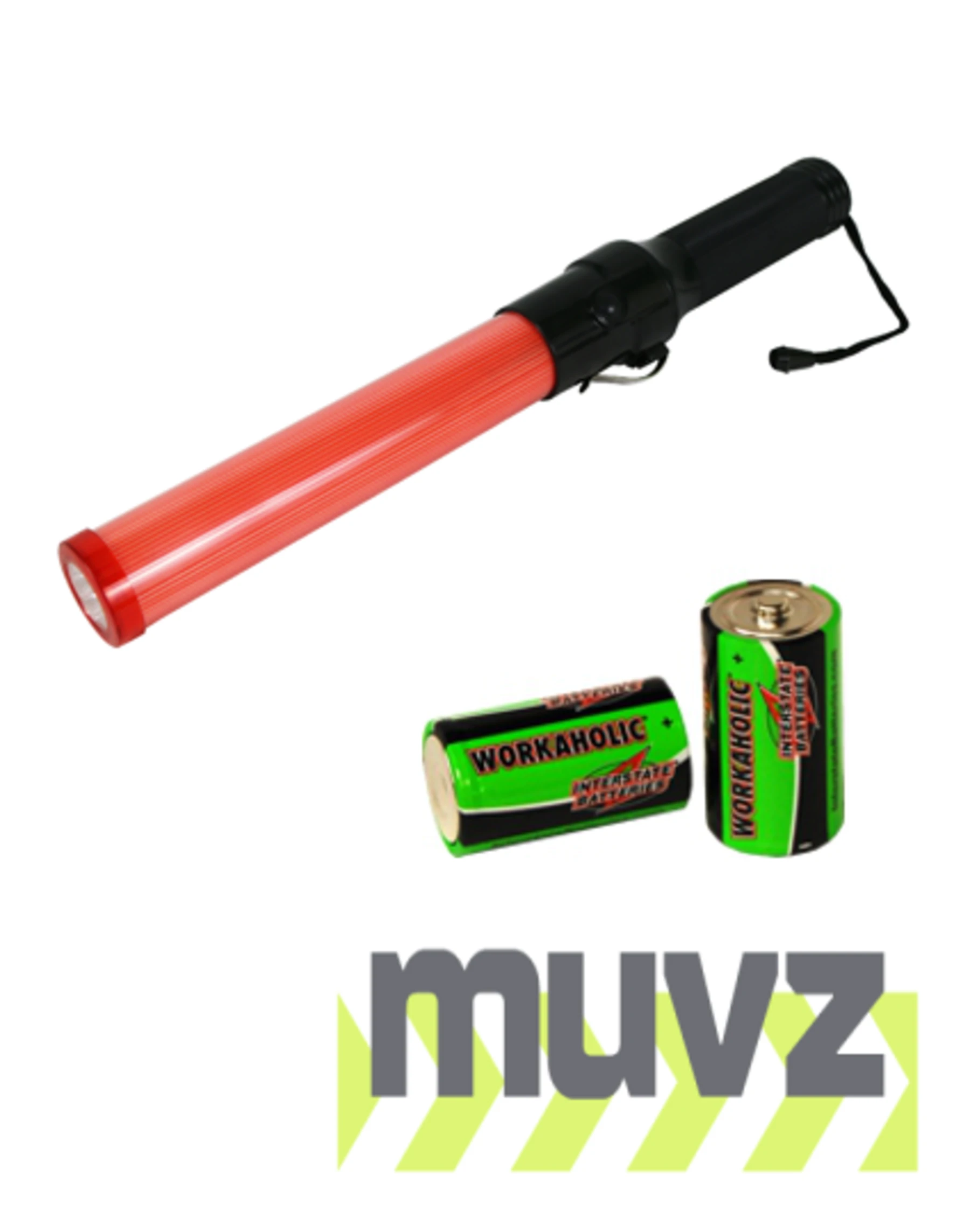 9\" LED Traffic Wand with two (2) D-Cell Batteries