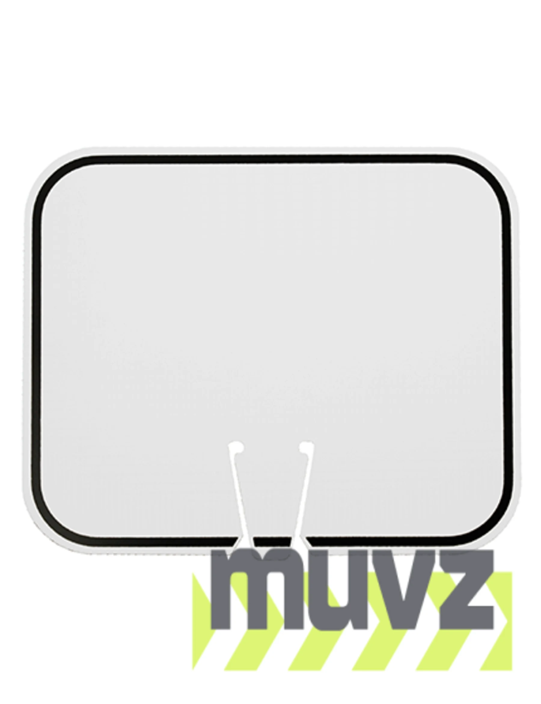 Horizontal, Non-Reflective, Clip-On-Sign