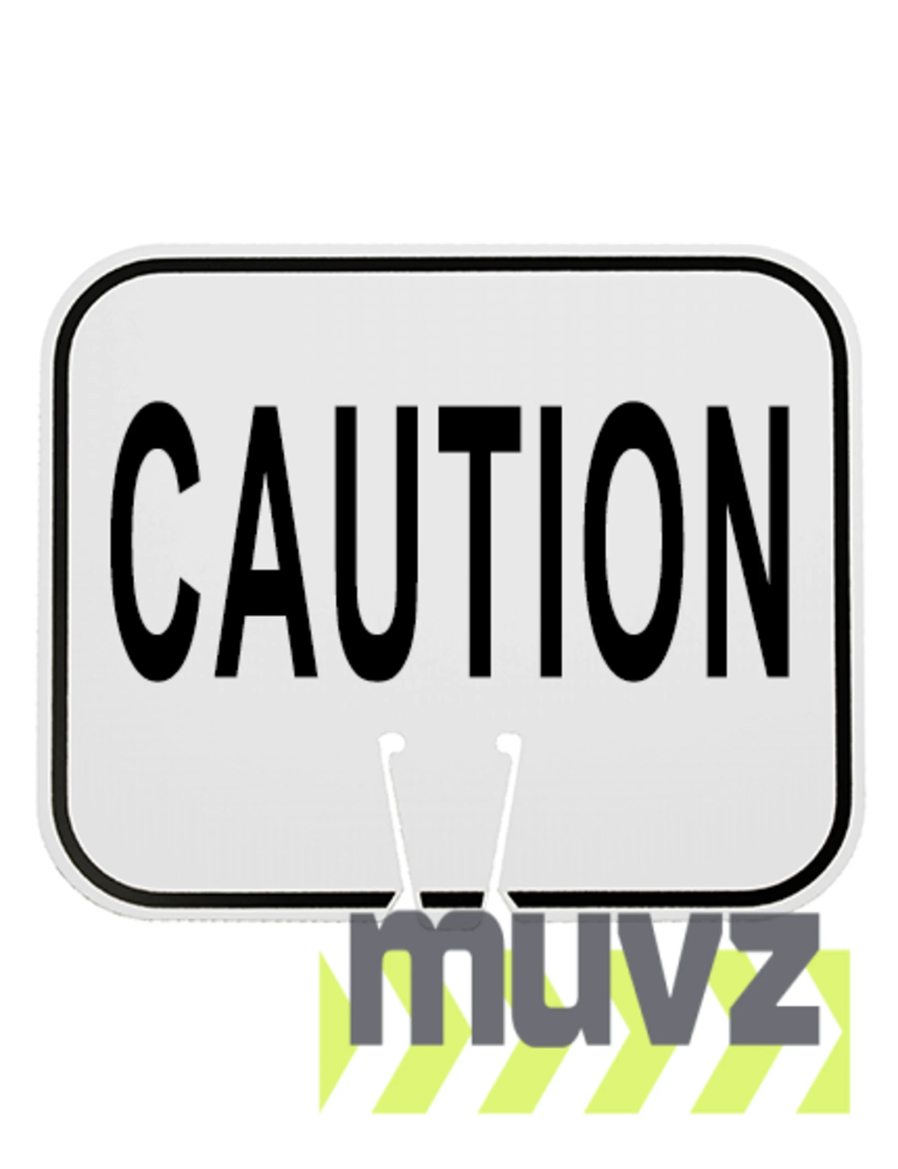 Horizontal, Non-Reflective, Clip-On-Sign