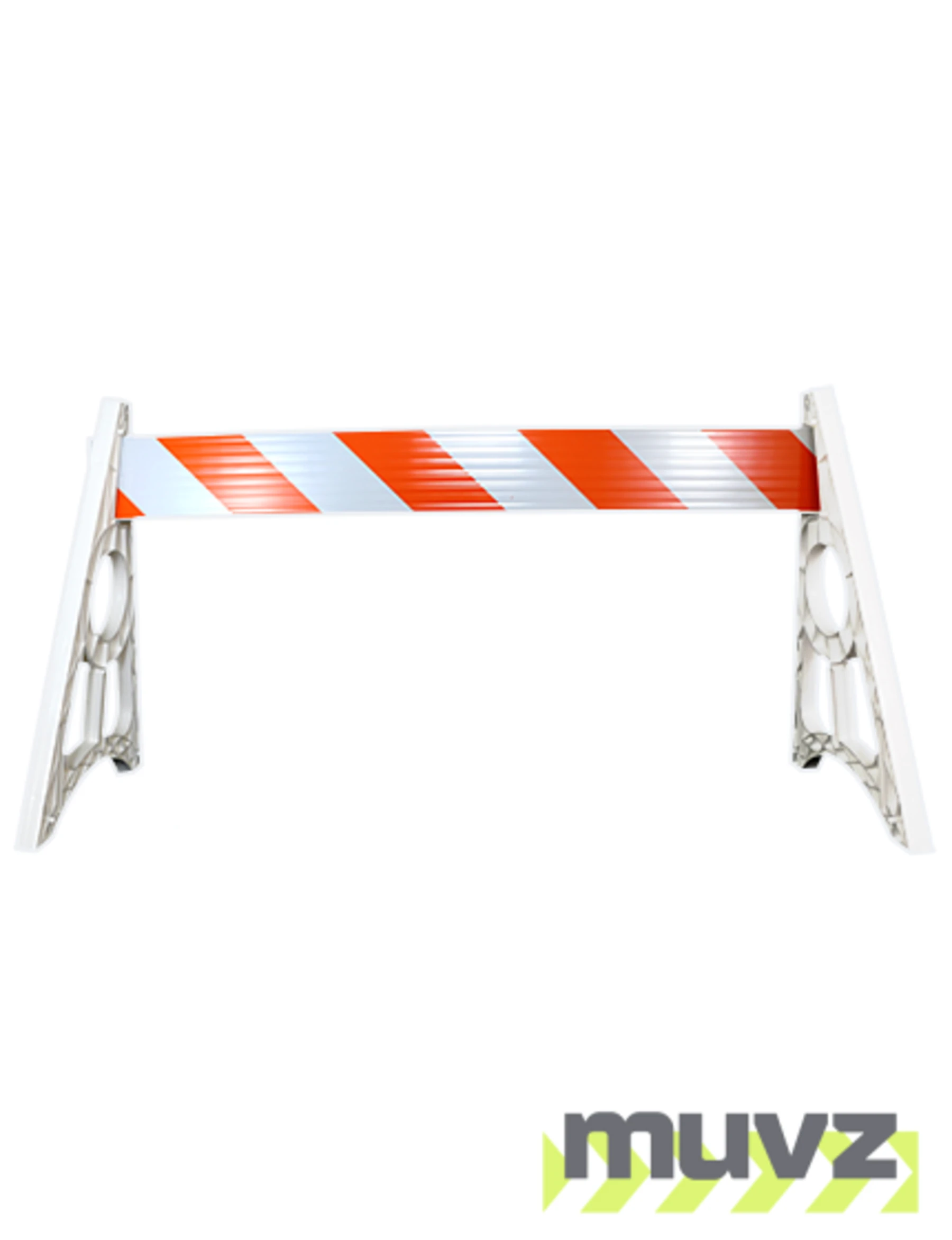 Economy A-Cade Leg Kit-(2) A-Cade Legs \u0026 (1) 6\u0027 Rail w/Orange \u0026 White EG Reflective Sheeting 2 Sides
