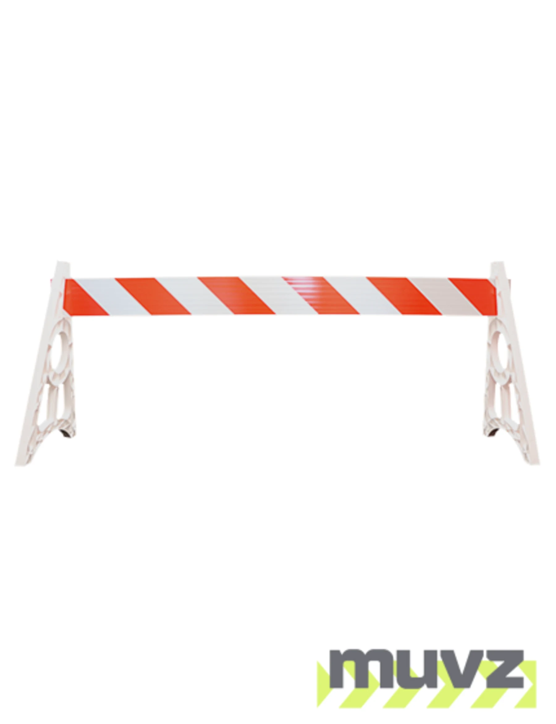 Economy A-Cade Leg Kit-(2) A-Cade Legs \u0026 (1) 8\u0027 Rail w/Orange \u0026 White EG Reflective Sheeting 1 Side