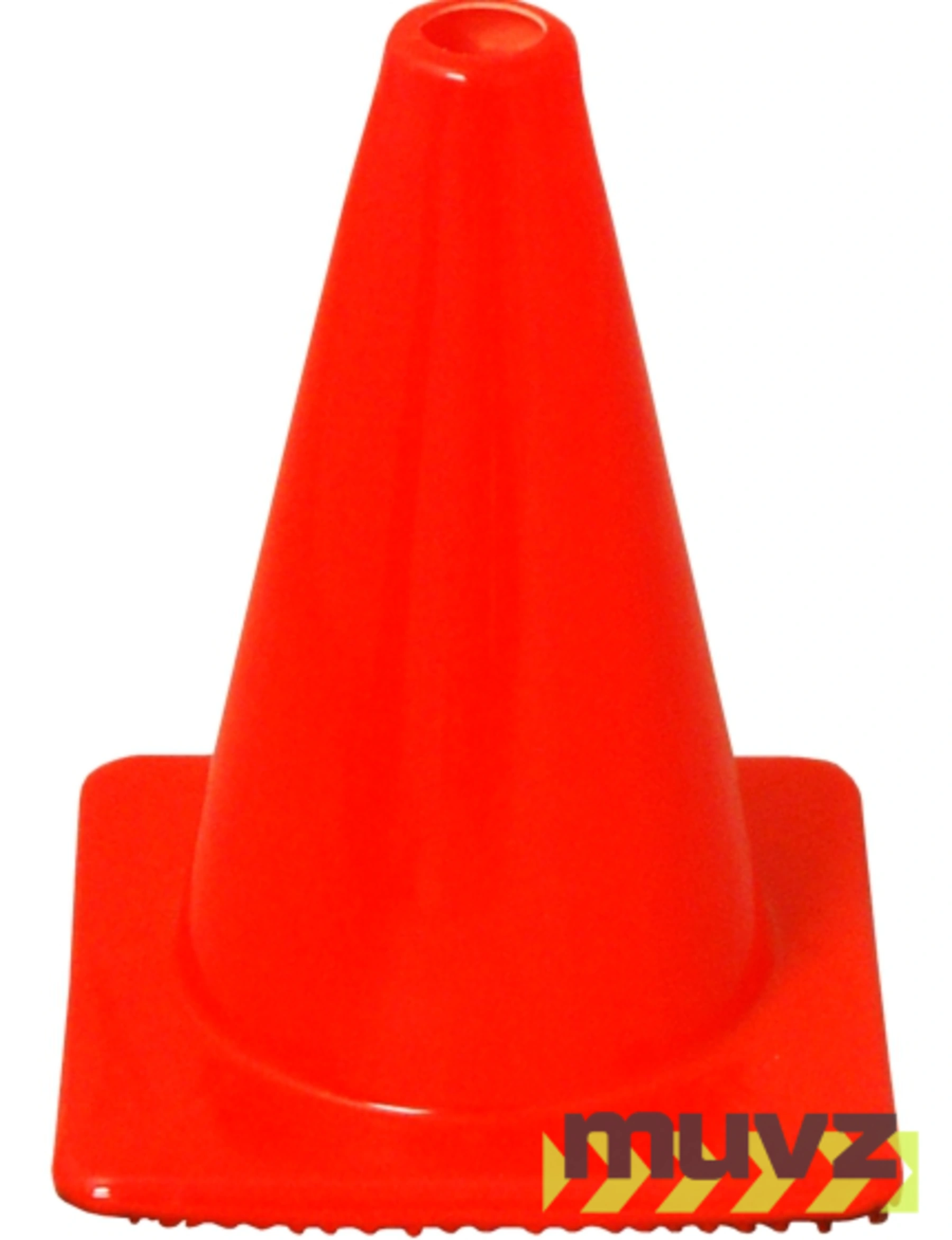 Orange 12\" Flow Molded Traffic Cone