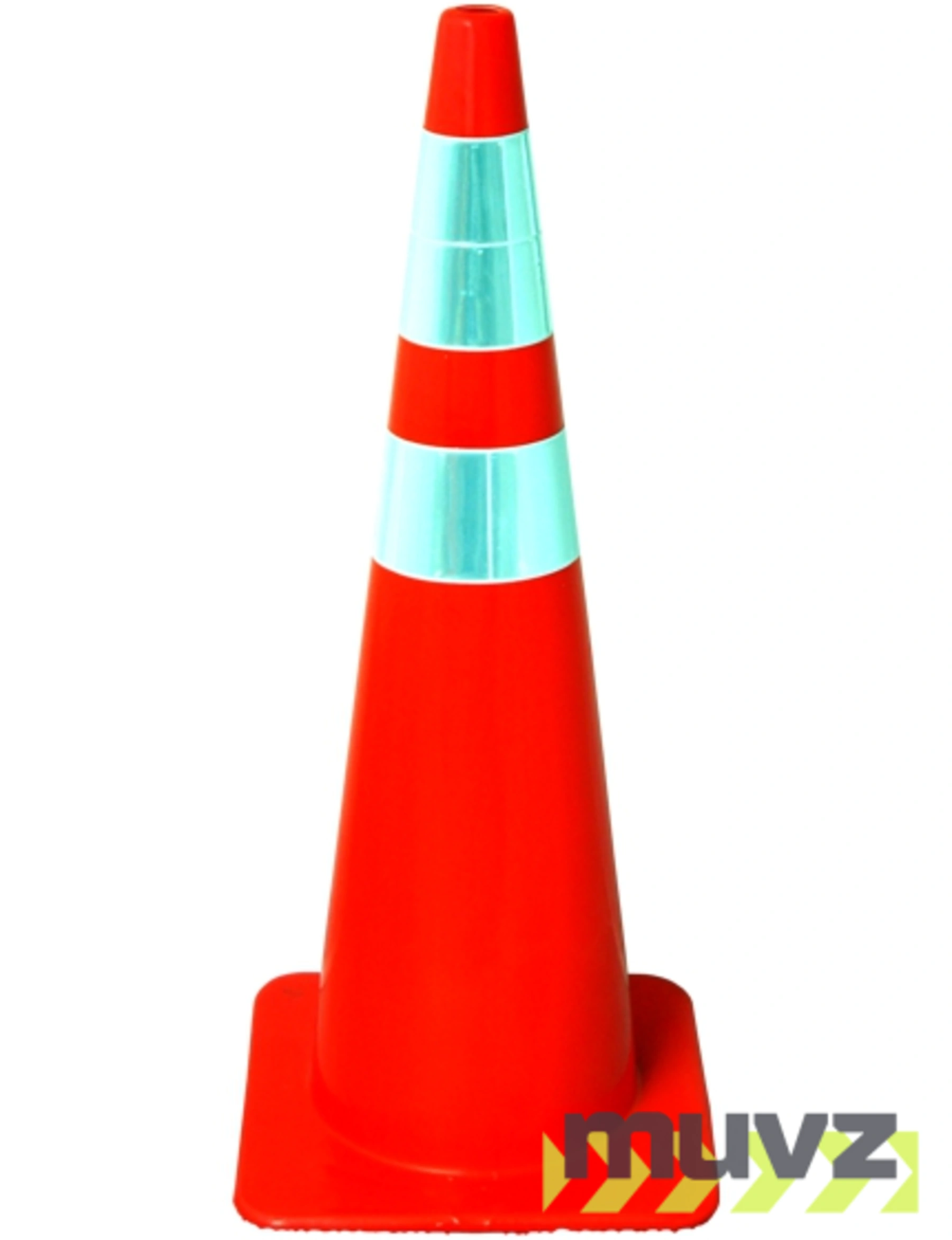 36\" Traffic Cones - Solid Orange 10 lbs
