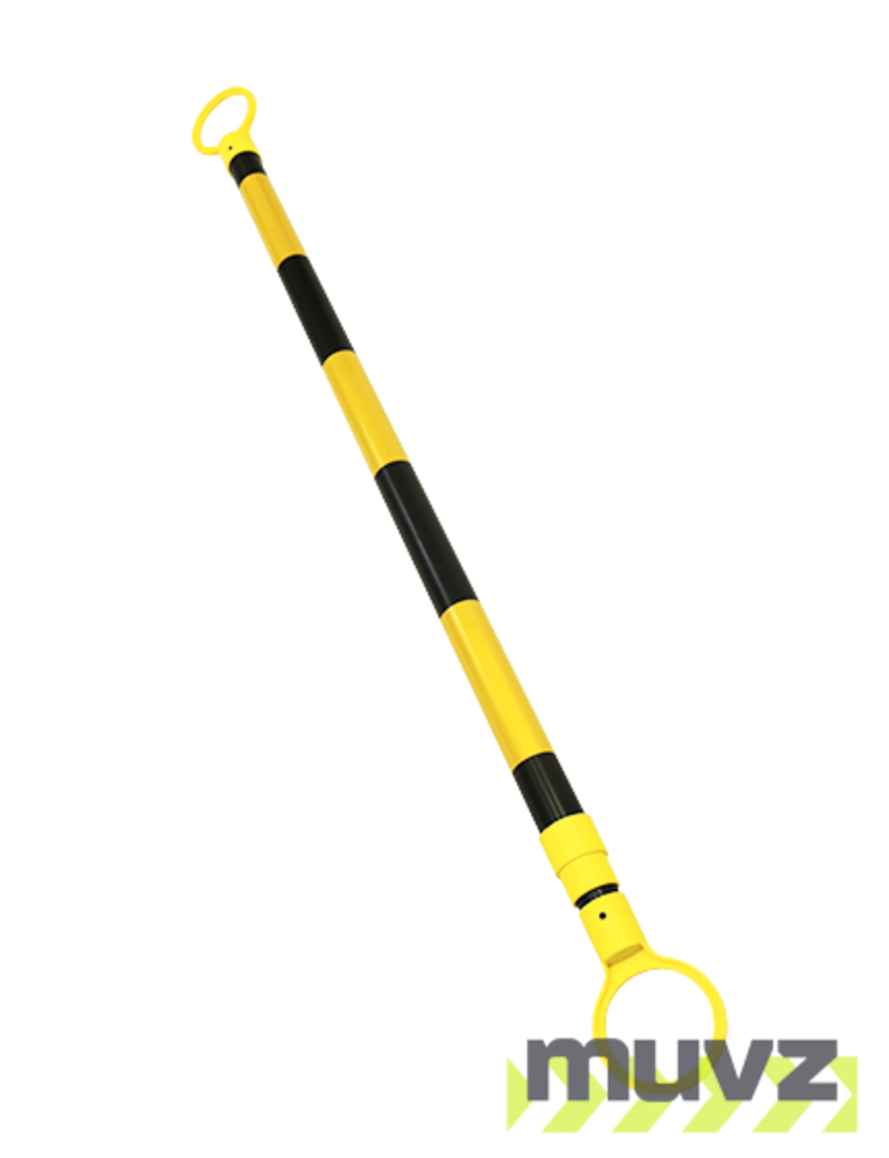 4\u0027 - 7\u0027, \u0027Economy\u0027, Black \u0026 Yellow Reflective Cone Bar