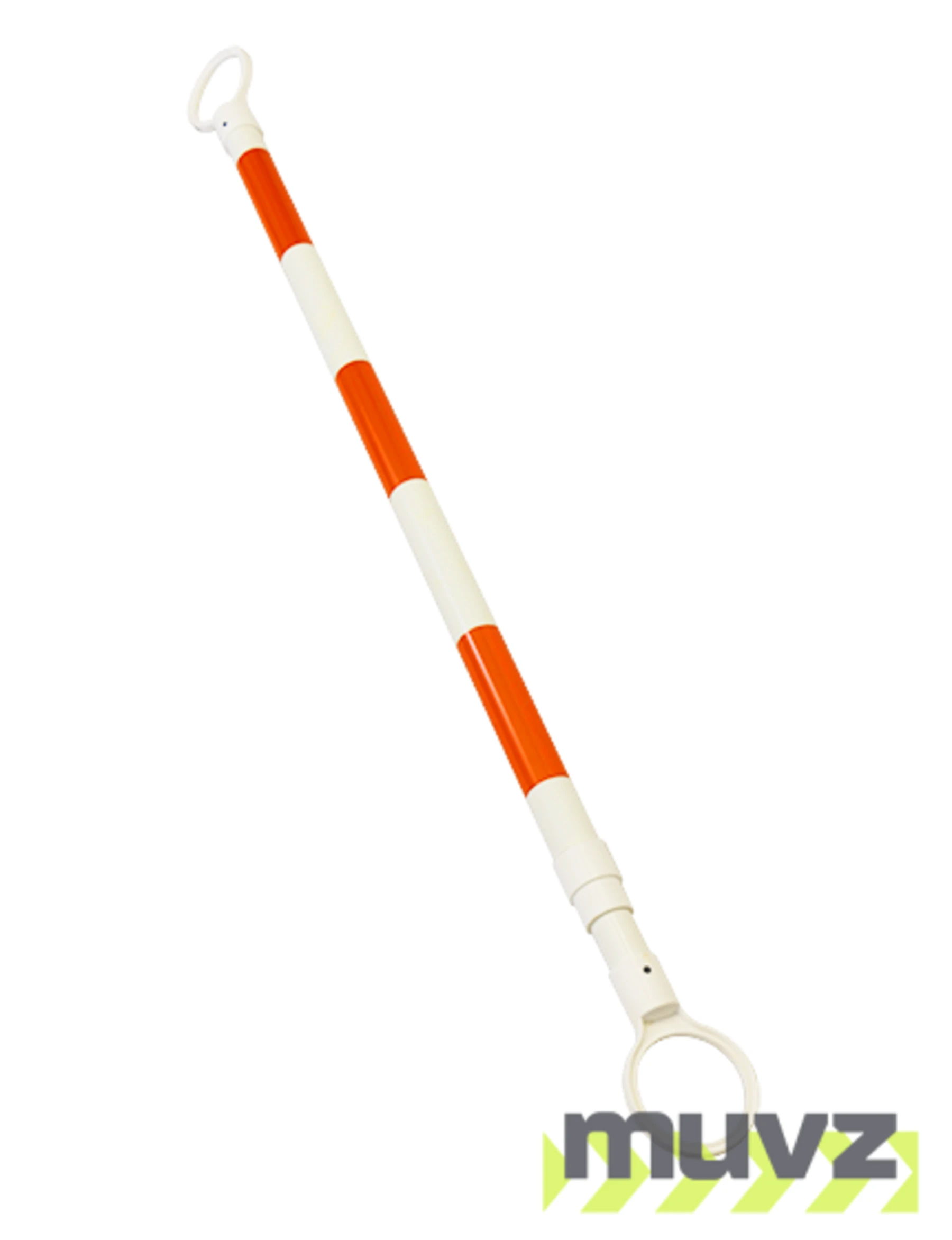 4\u0027 - 7\u0027, \u0027Economy\u0027, Orange \u0026 White Reflective Cone Bar