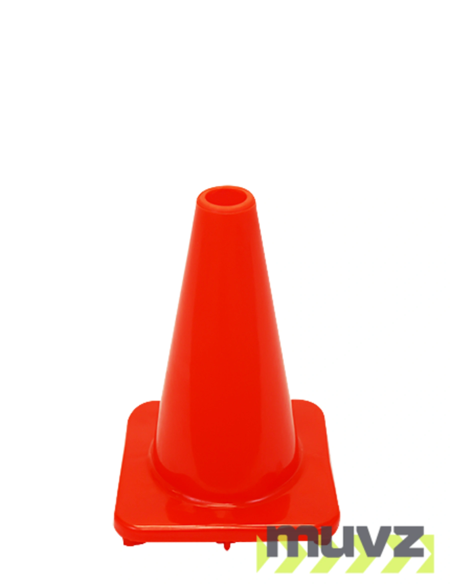 Solid Orange 12\" Economy Traffic Cone