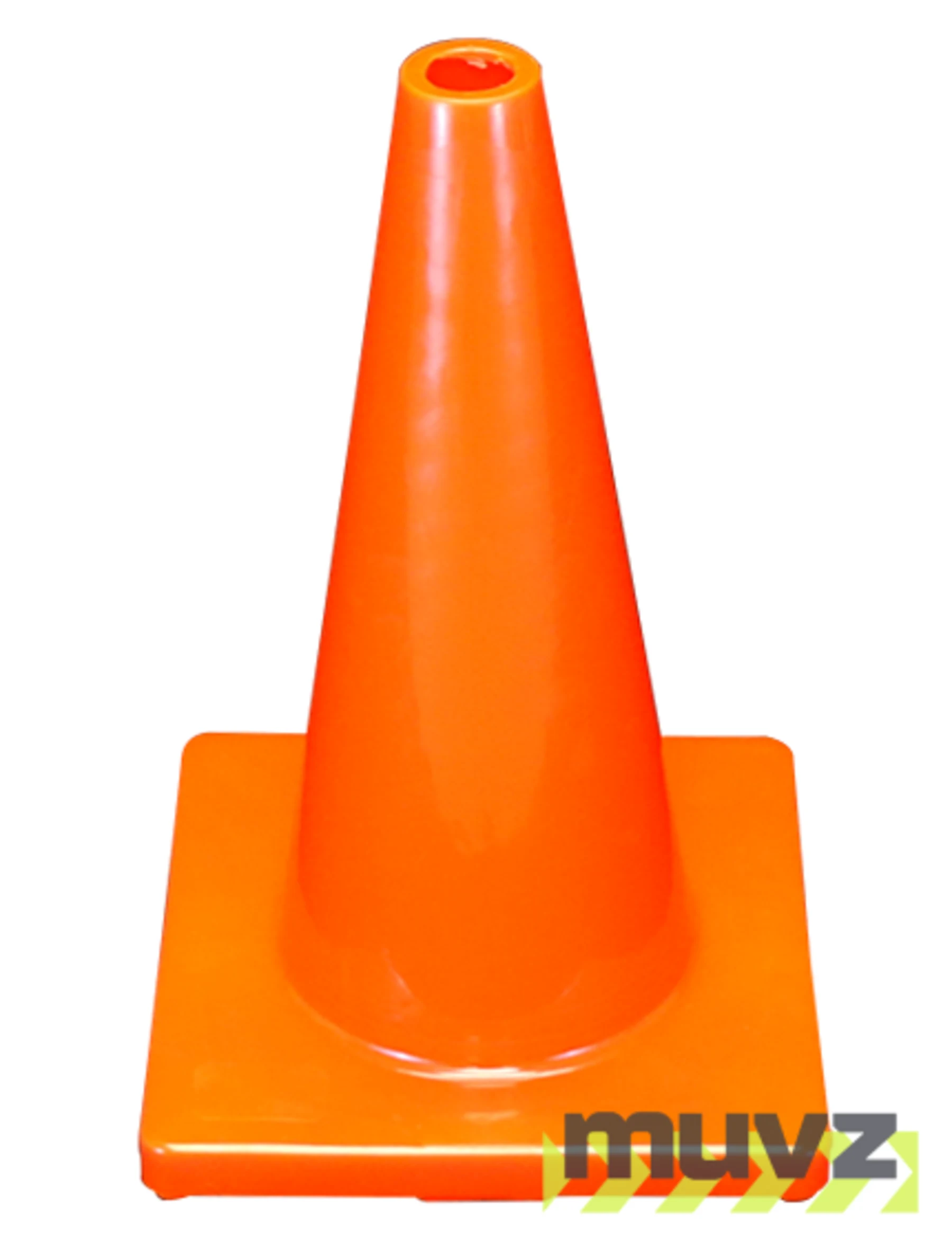 Solid Orange 18\" Economy Traffic Cone