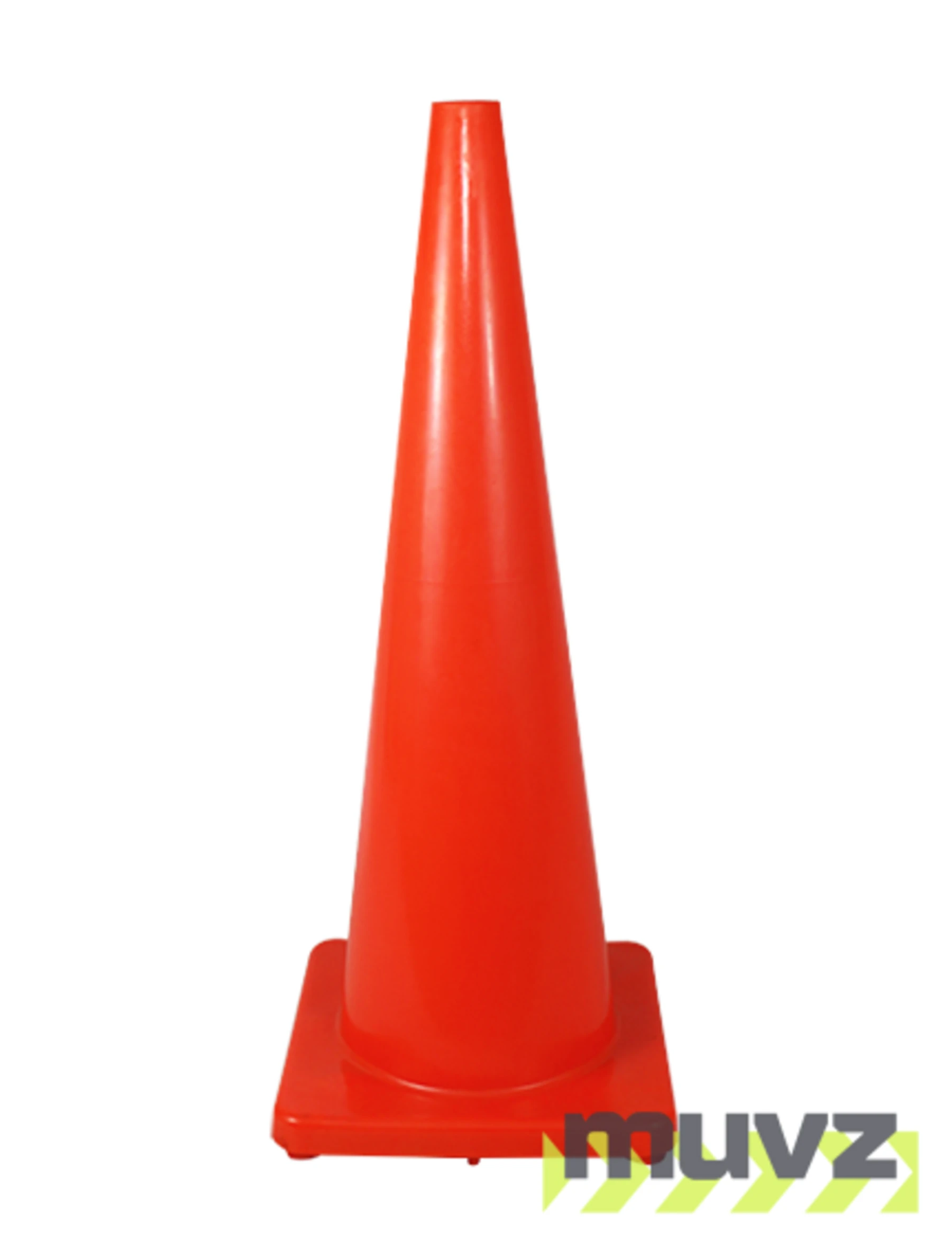 Solid Orange, 36\", 9 Lb., Economy Cone