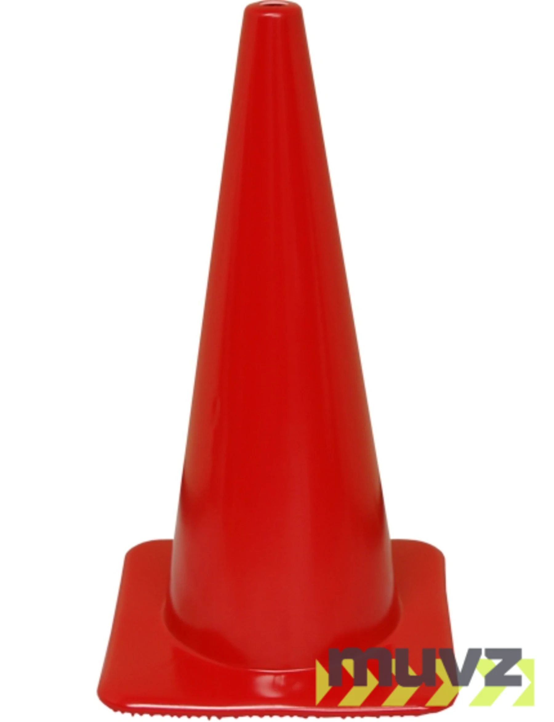 Red 28\" 7.0 Lb Flow Molded Traffic Cone