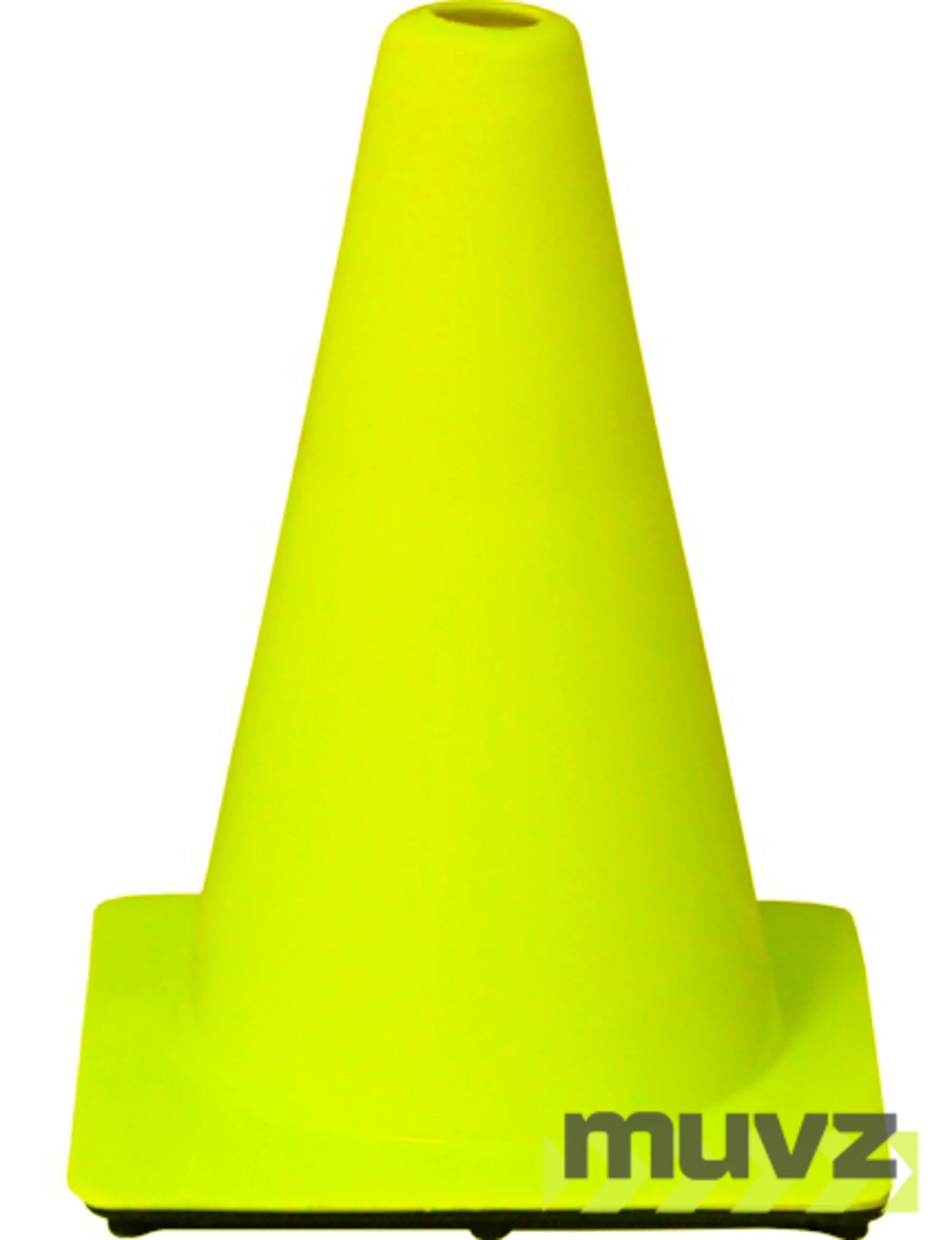 Lime 12\" Flow Molded Traffic Cone
