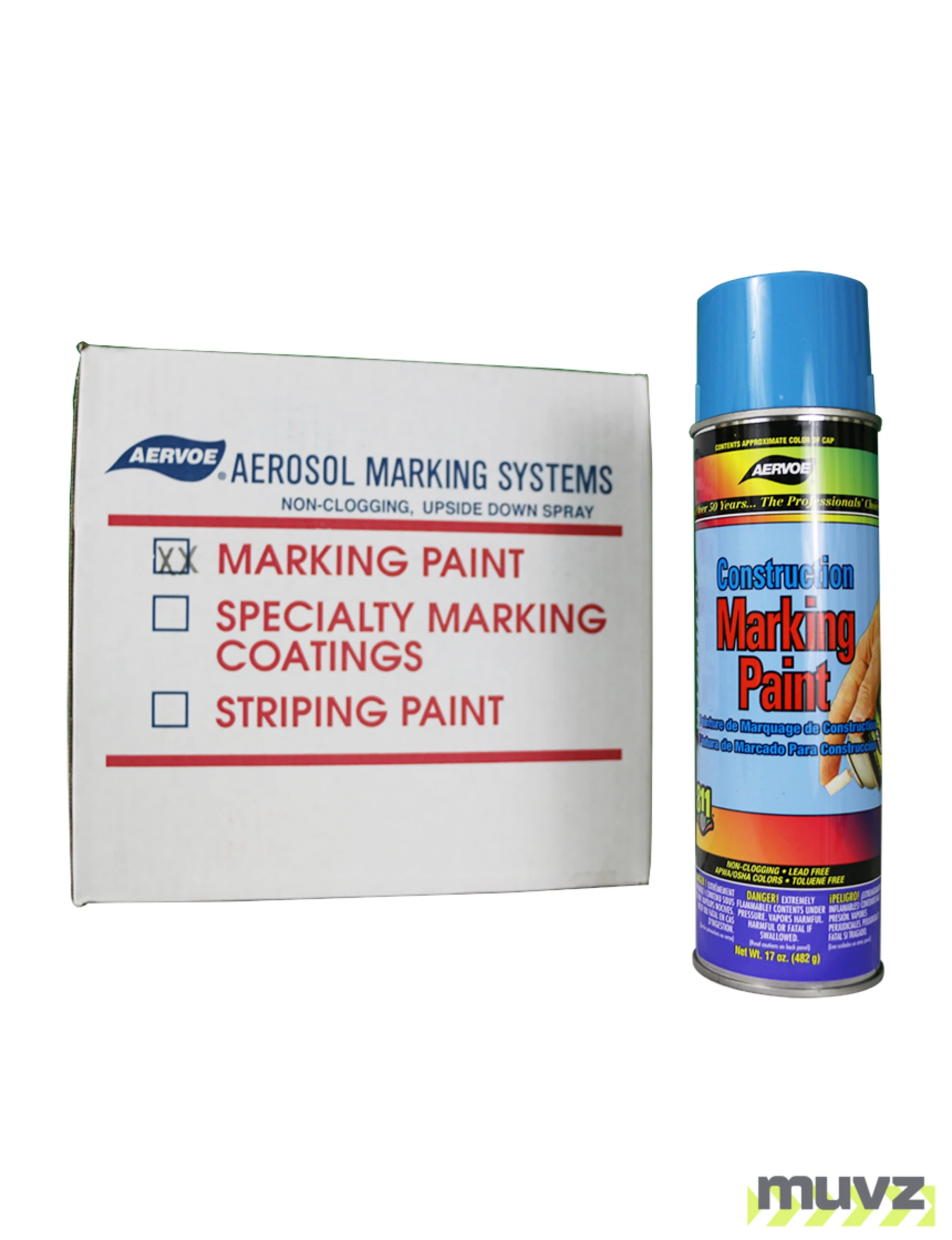 Blue Construction Marking Paint (Case of 12)