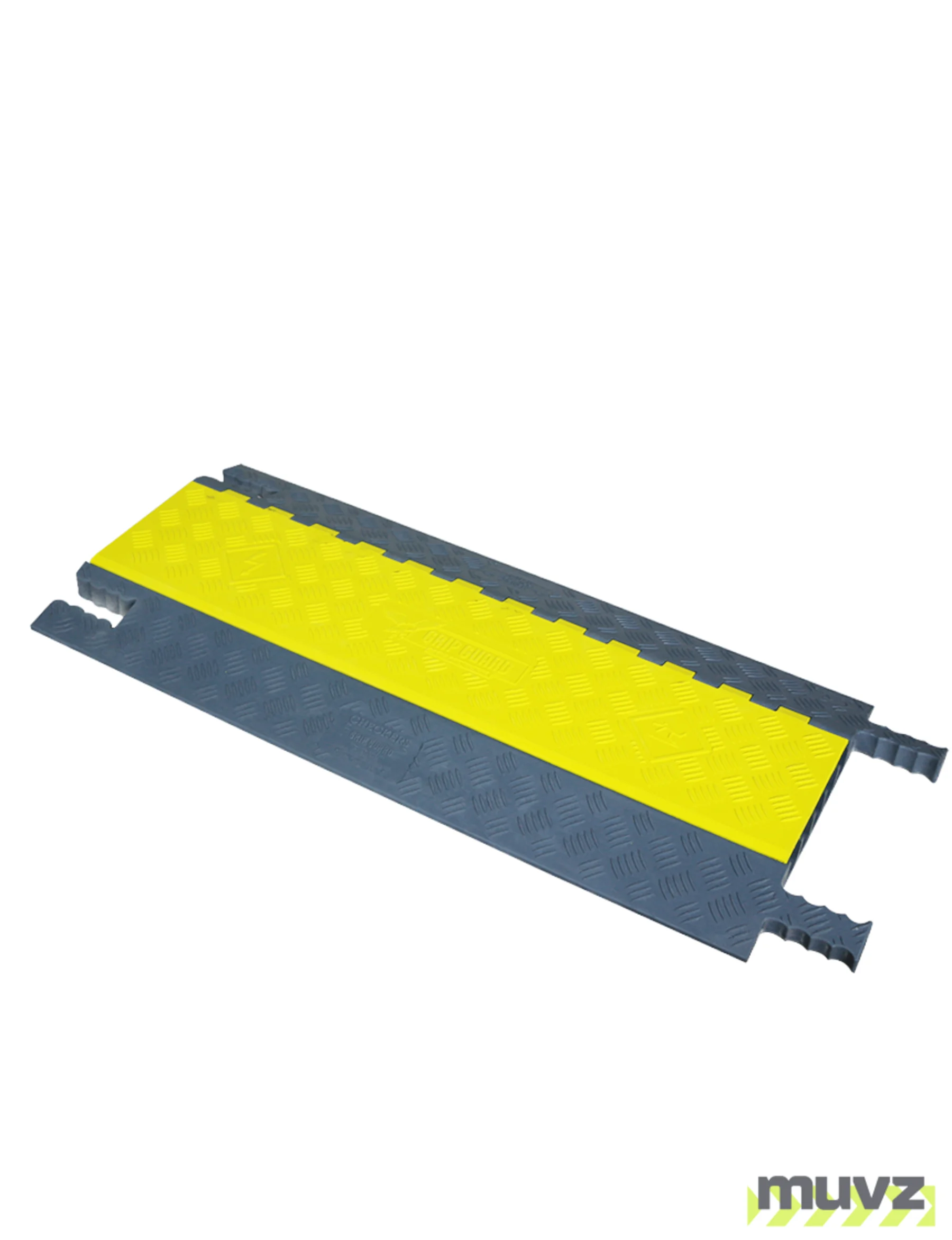 Grip Guard® 36\" Yellow\u0026Black,Lightweight,Five (5) Channel Cable Protector (up to 1.25\" OD Cables)