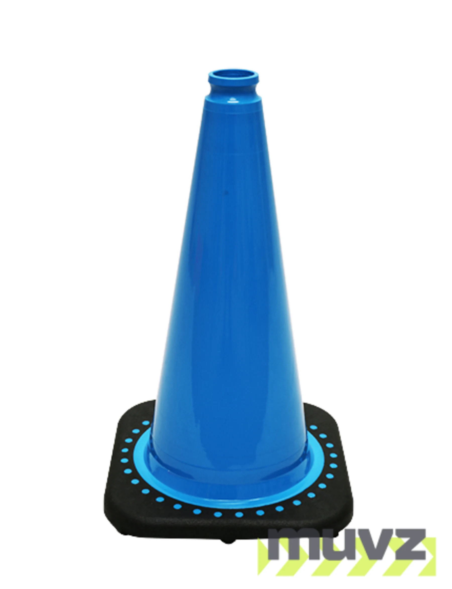 Light Blue 18\" Black Base Cone