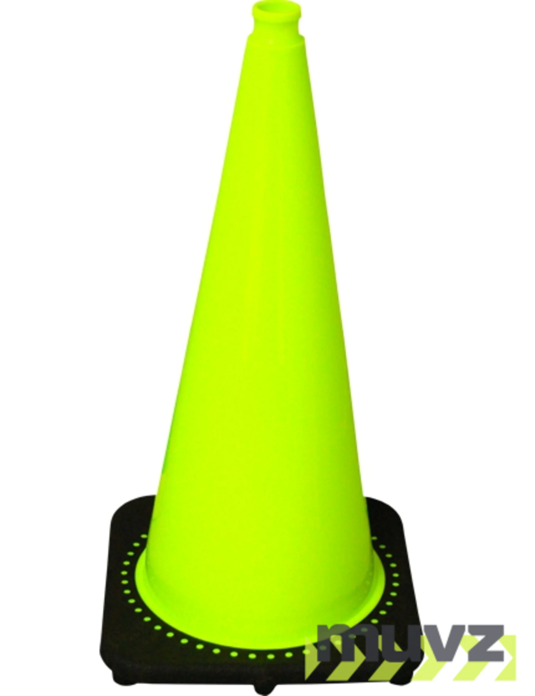 Lime 28\" 7.0 Lb. Black Base Cone