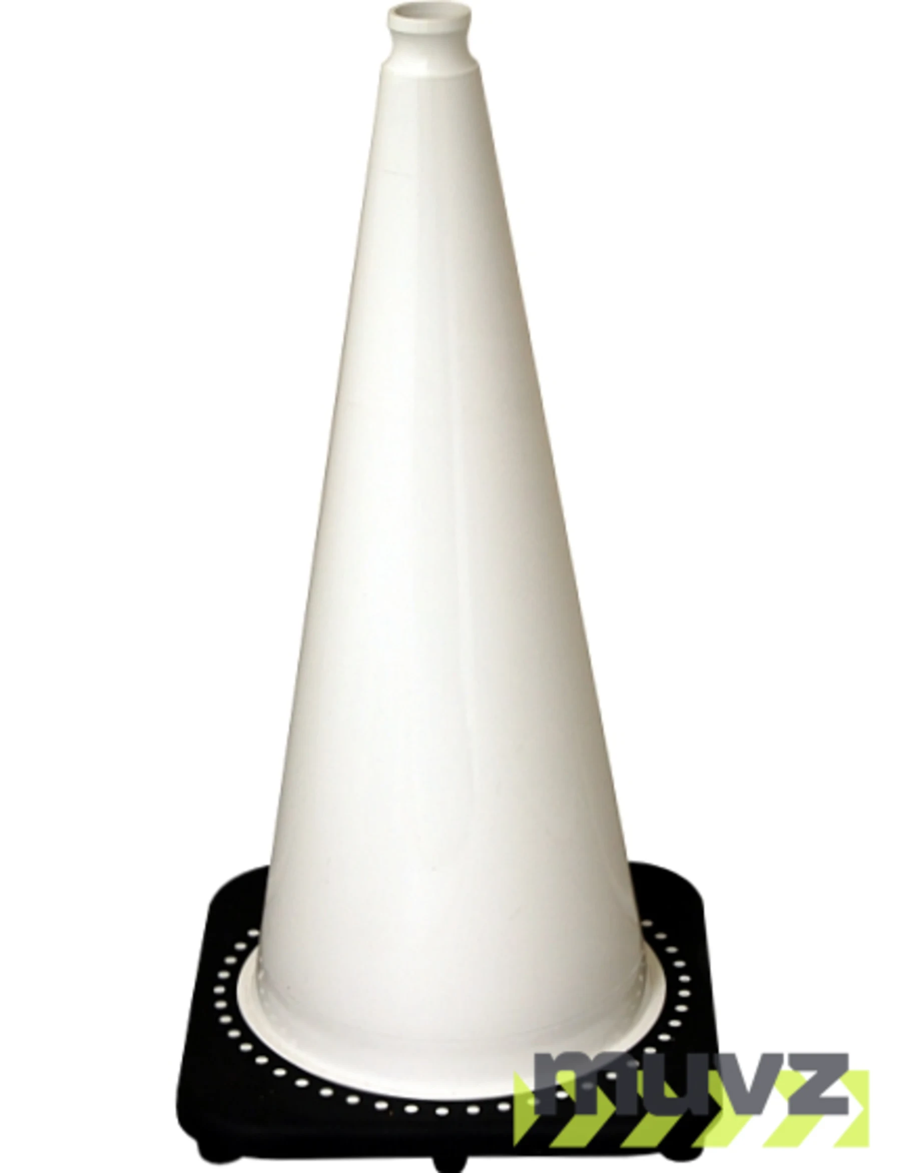 28\" White 7.0 lb. Traffic Cone