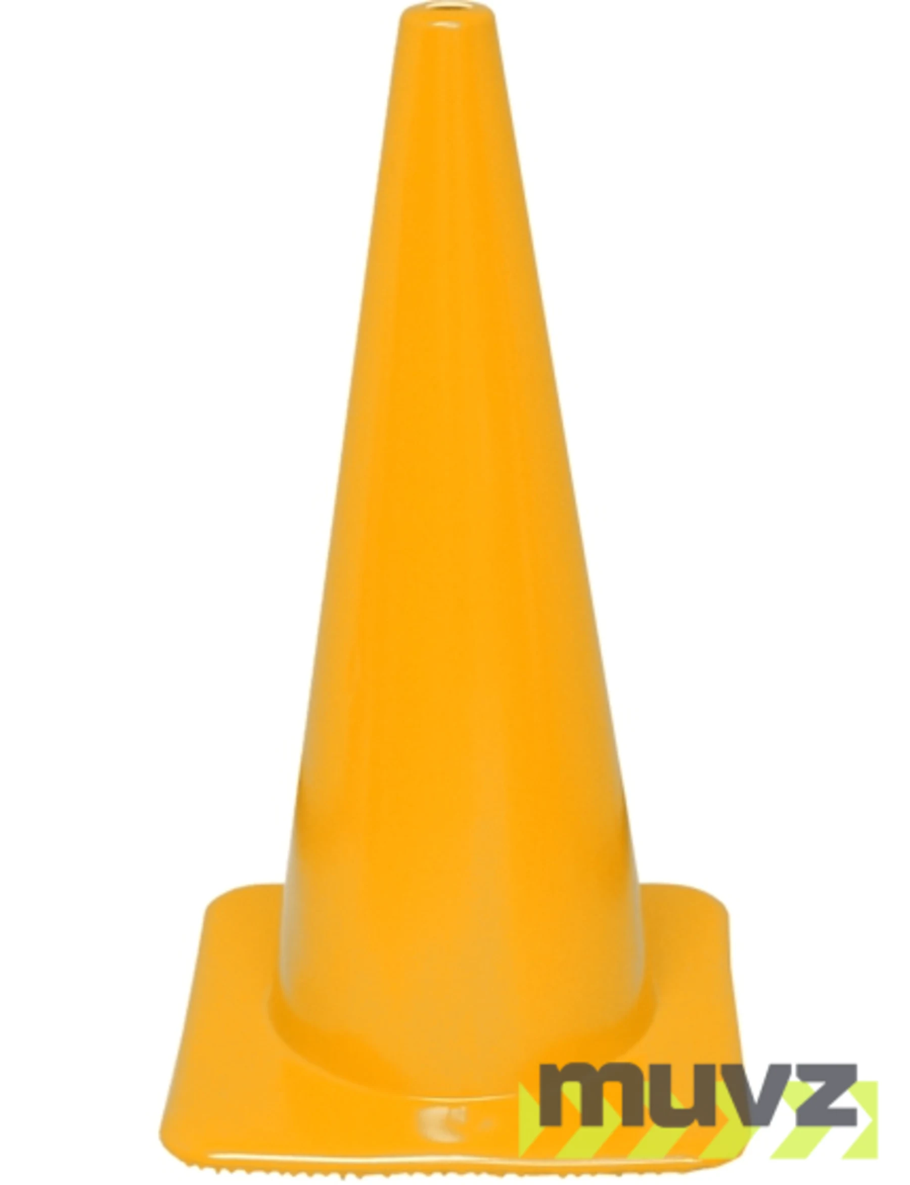 Yellow 28\" 7.0 Lb Flow Molded Traffic Cone