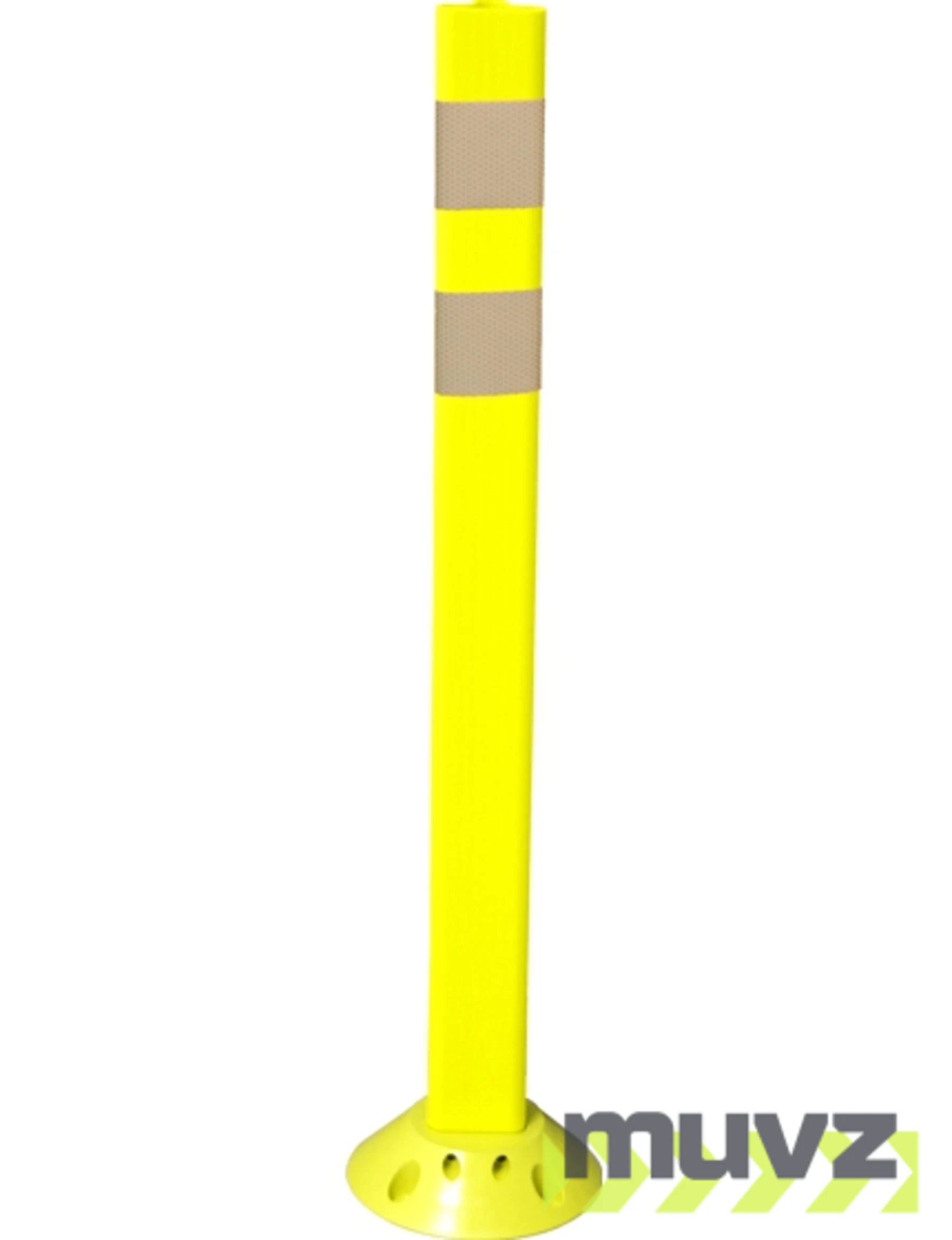 Yellow Pexco Premium Poly-Urethane Delineator Post