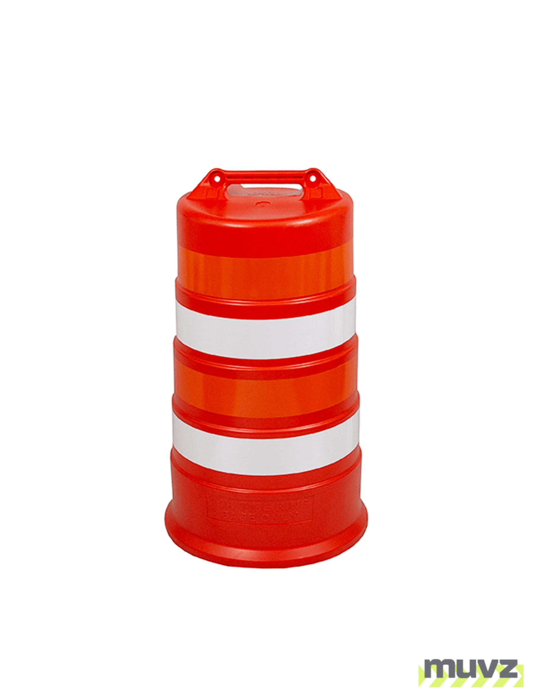 37\" Tall Channelizer Drum w/ Four (4) 4\" Engineer Grade Reflective Stripes