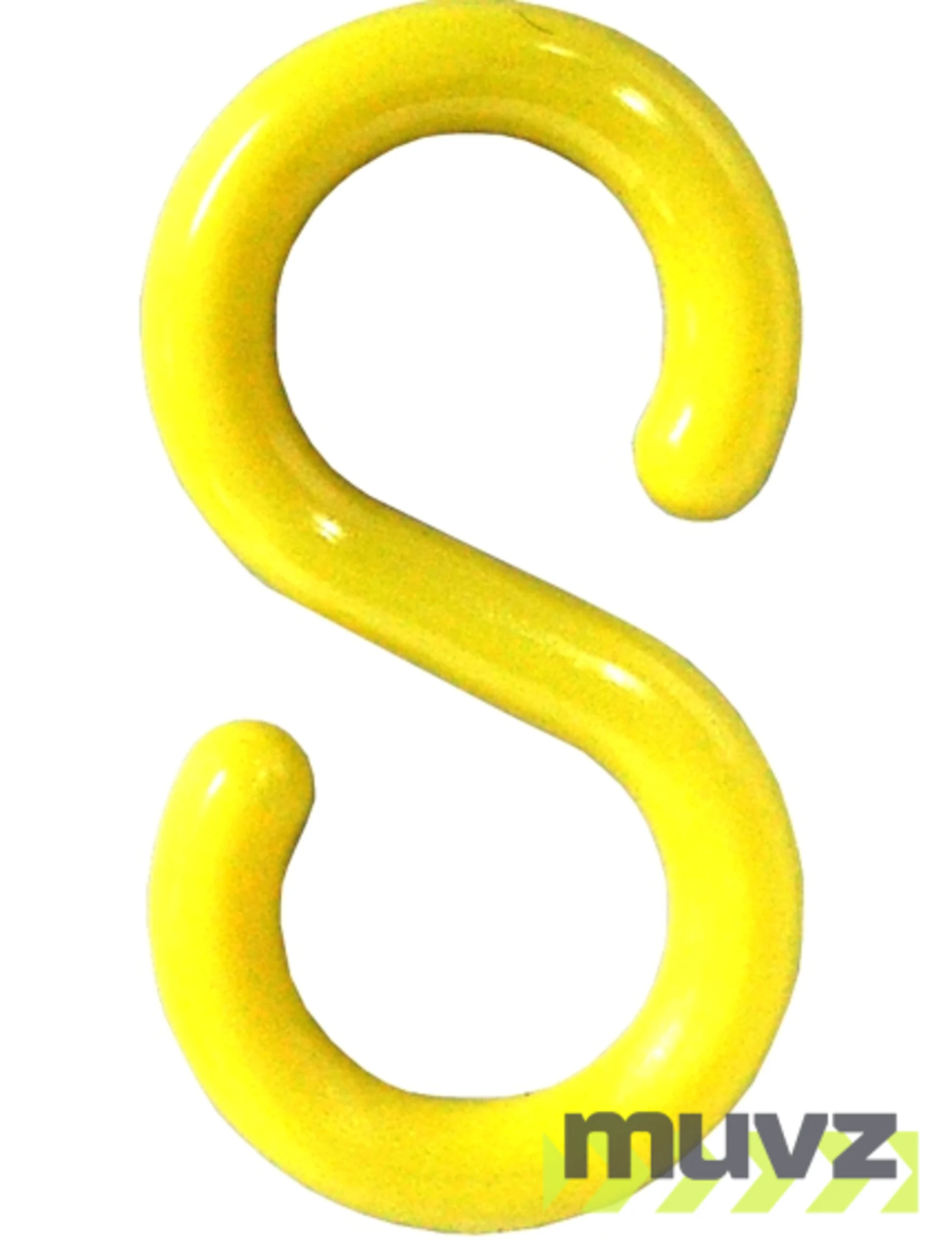2\" Yellow \"S\" Hook for Plastic Chain