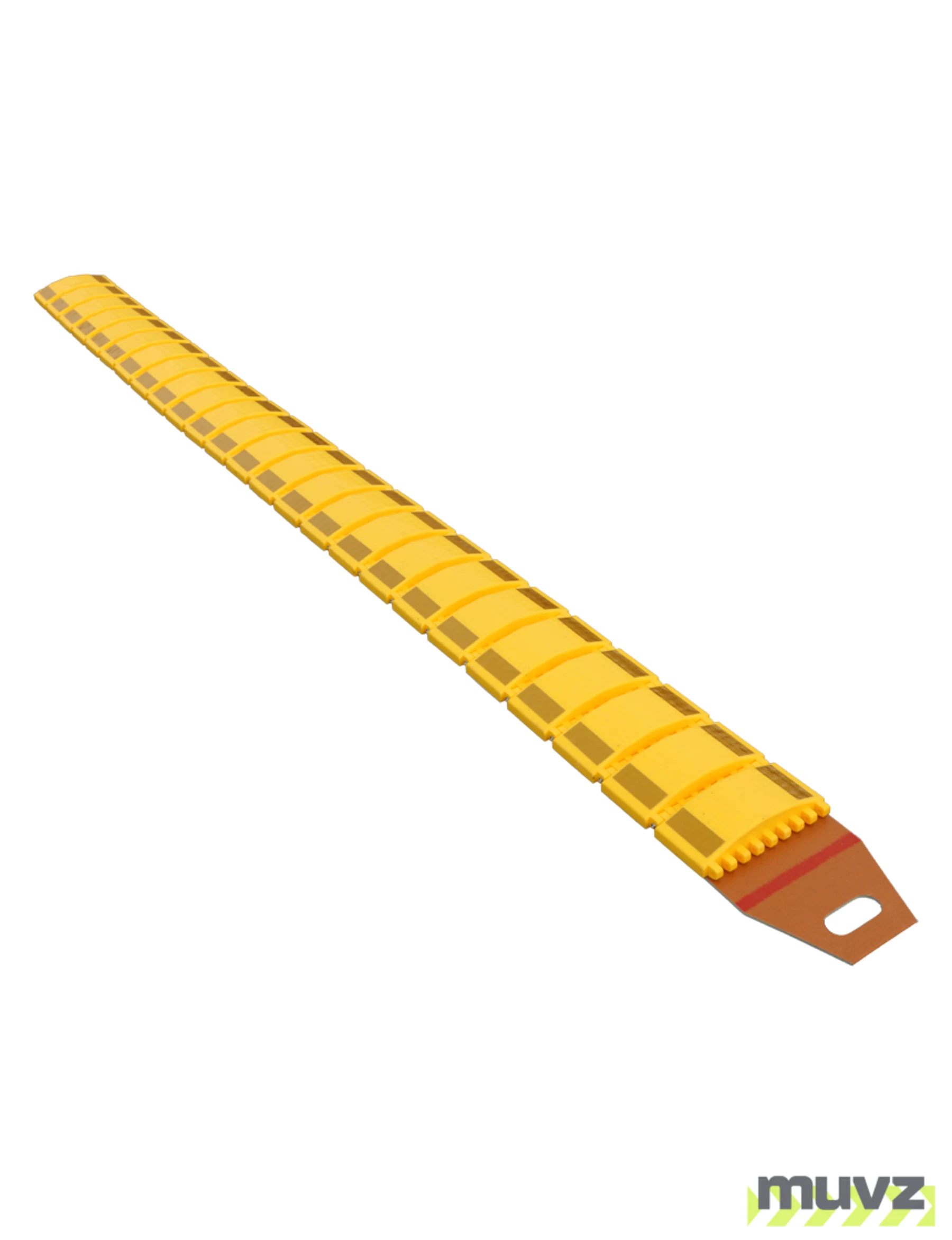9\u0027 6\" Portable Yellow Speed Bump with Yellow Reflectors \u0026 Carrying Case