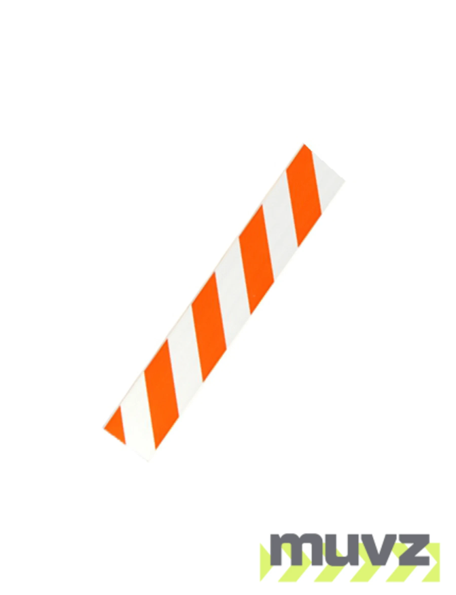 4\u0027 Plastic Rail with Engineer Grade (EG) Reflective Sheeting on one (1) side