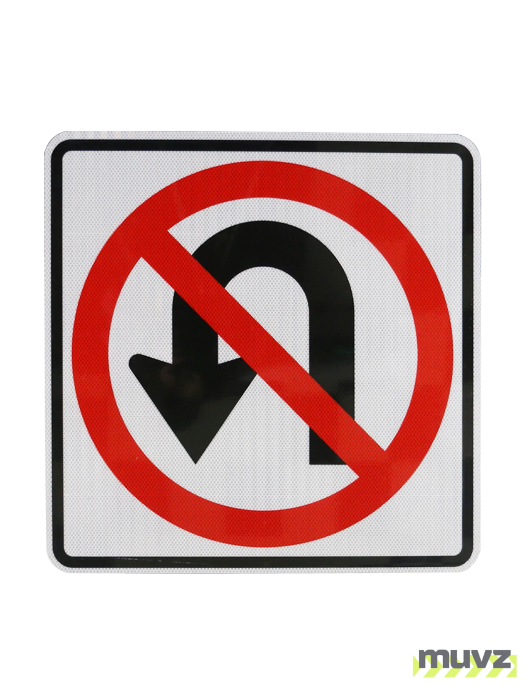 No U-Turn Symbol Signs