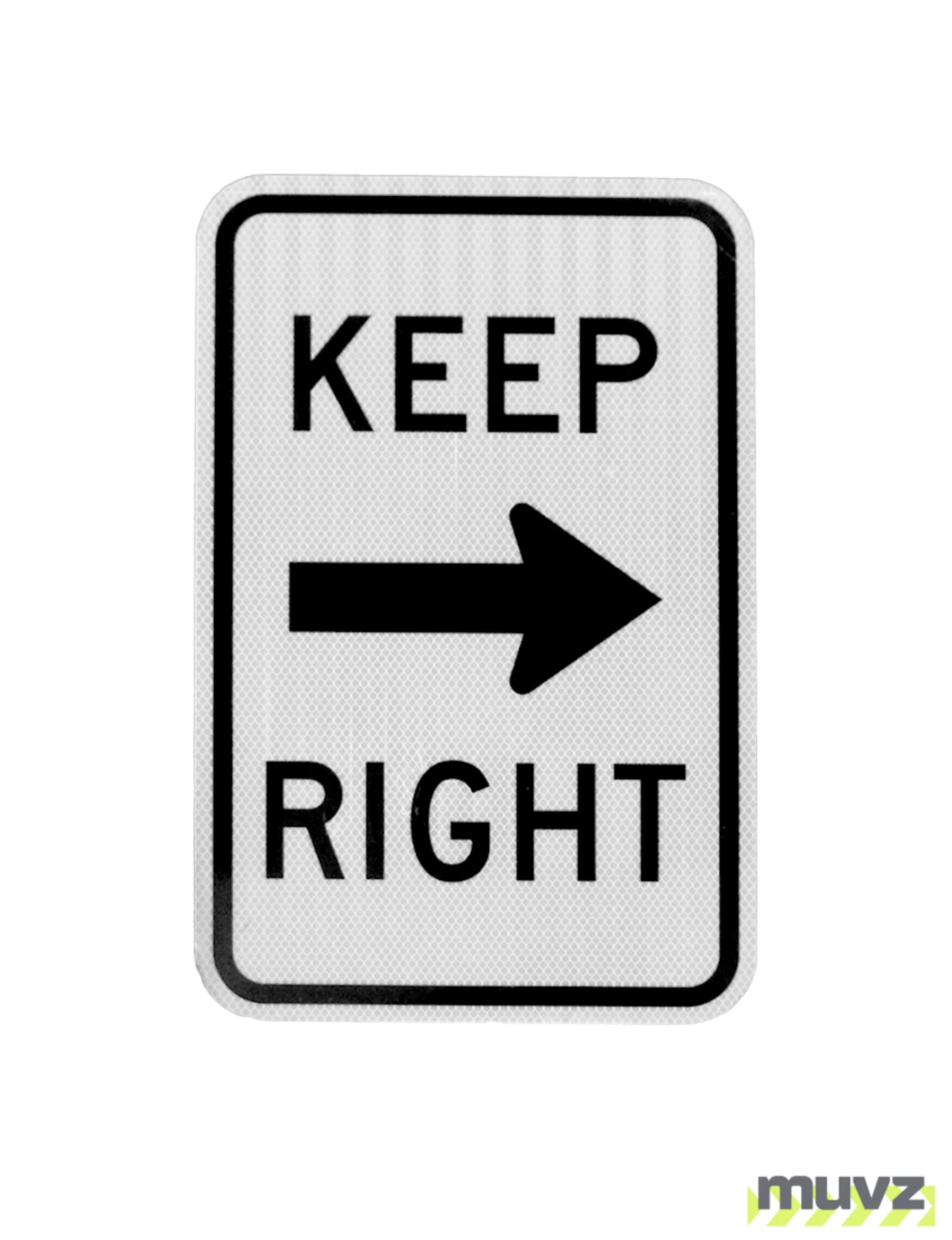Keep Right Signs