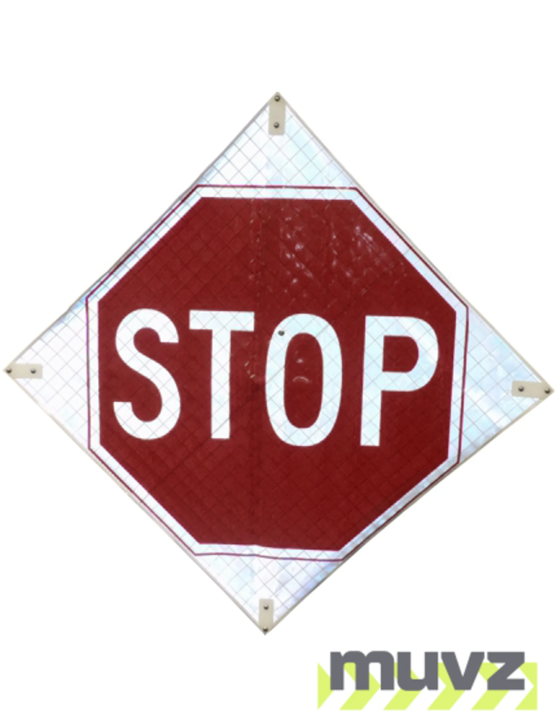 48\", Heavy Duty, Reflective Roll Up Sign, STOP