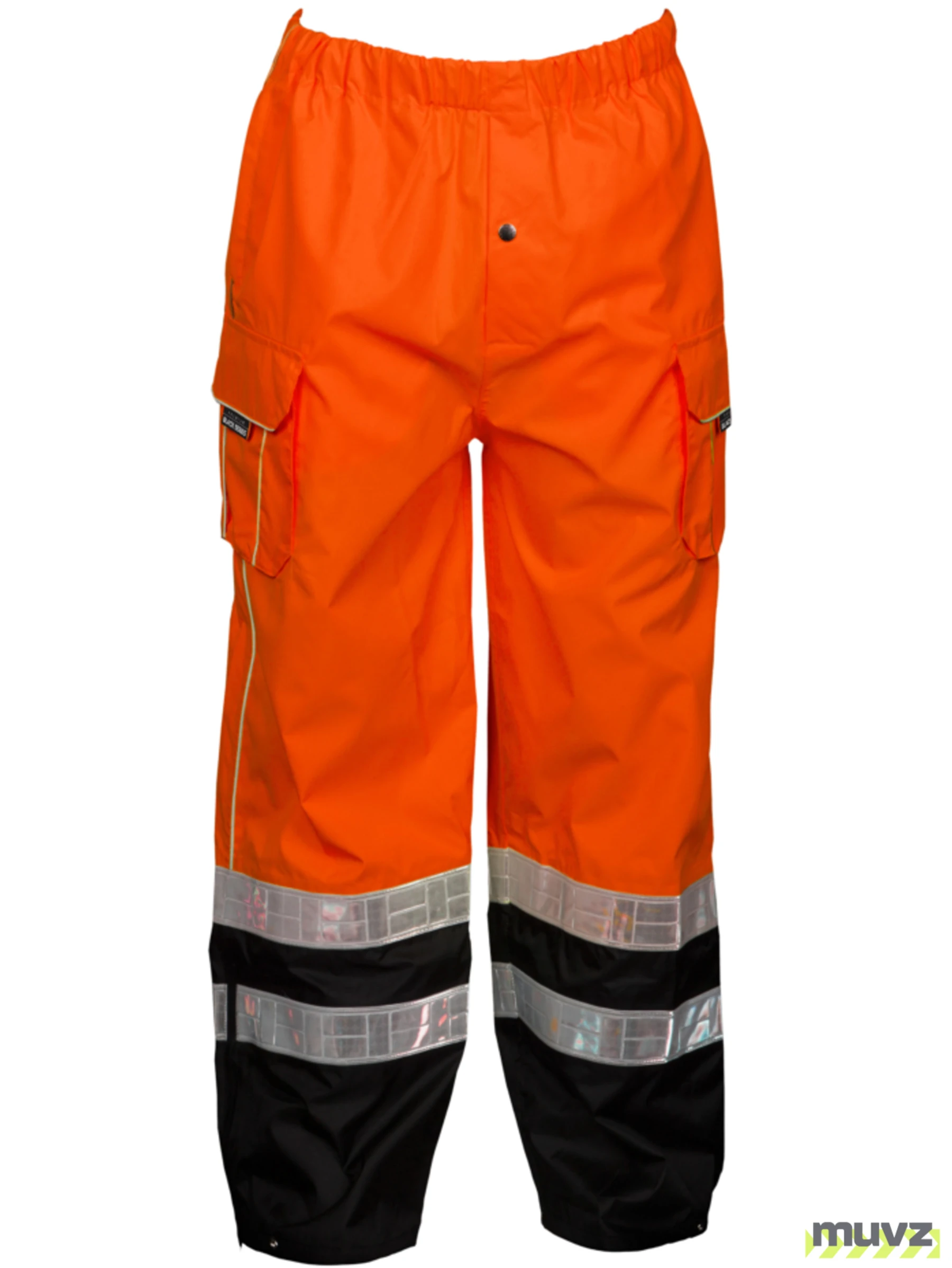 Orange, Premium Black Series, Class E Rainwear Pants, S-M