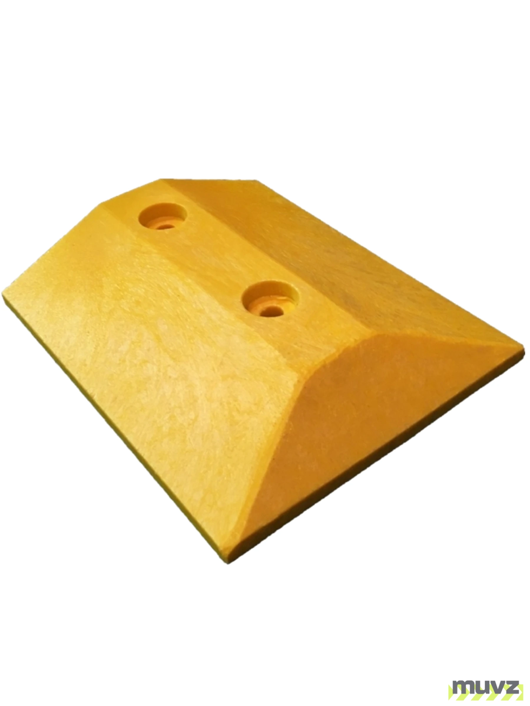 12\" End Cap Kit (2 End Caps) \u0026 four (4) 14\" Rebar Spikes for Recycled Plastic Speed Bumps