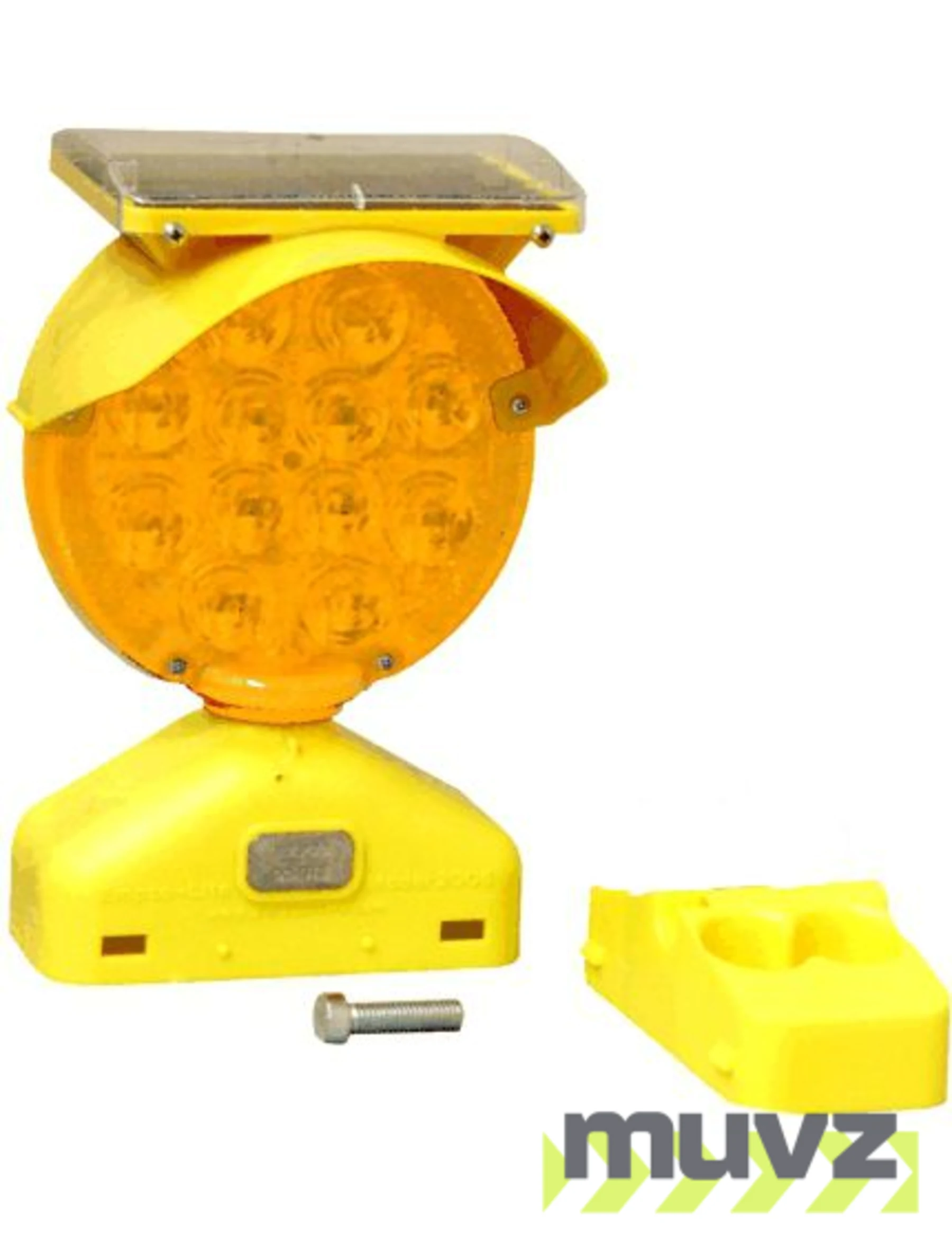 Economy Solar Assist Type B Flasher, Yellow